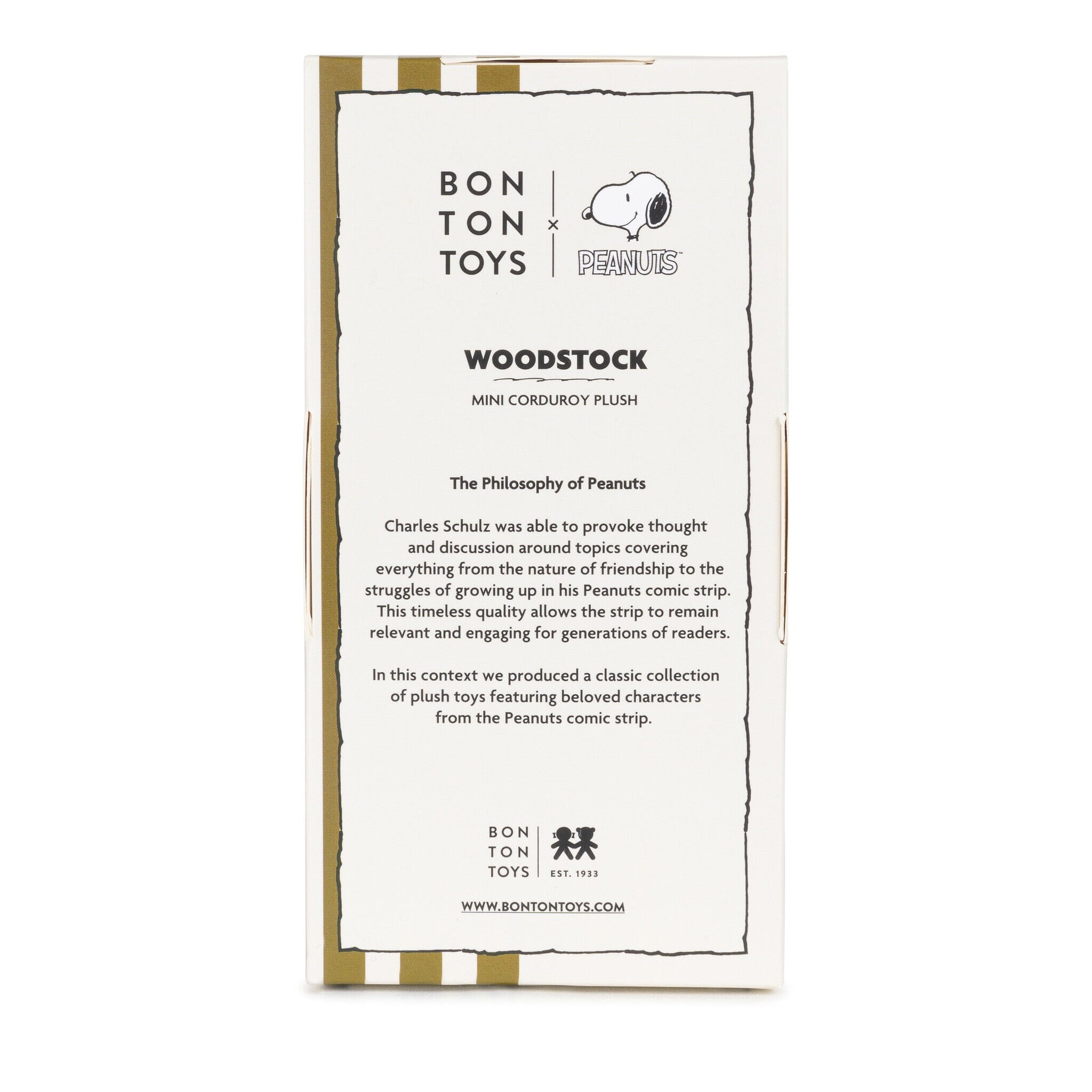 Woodstock Cordury warm yellow von Peanuts x Bon Ton Toys – mit Geschenkbox 15cm Kuscheltiere Bon Ton Toys