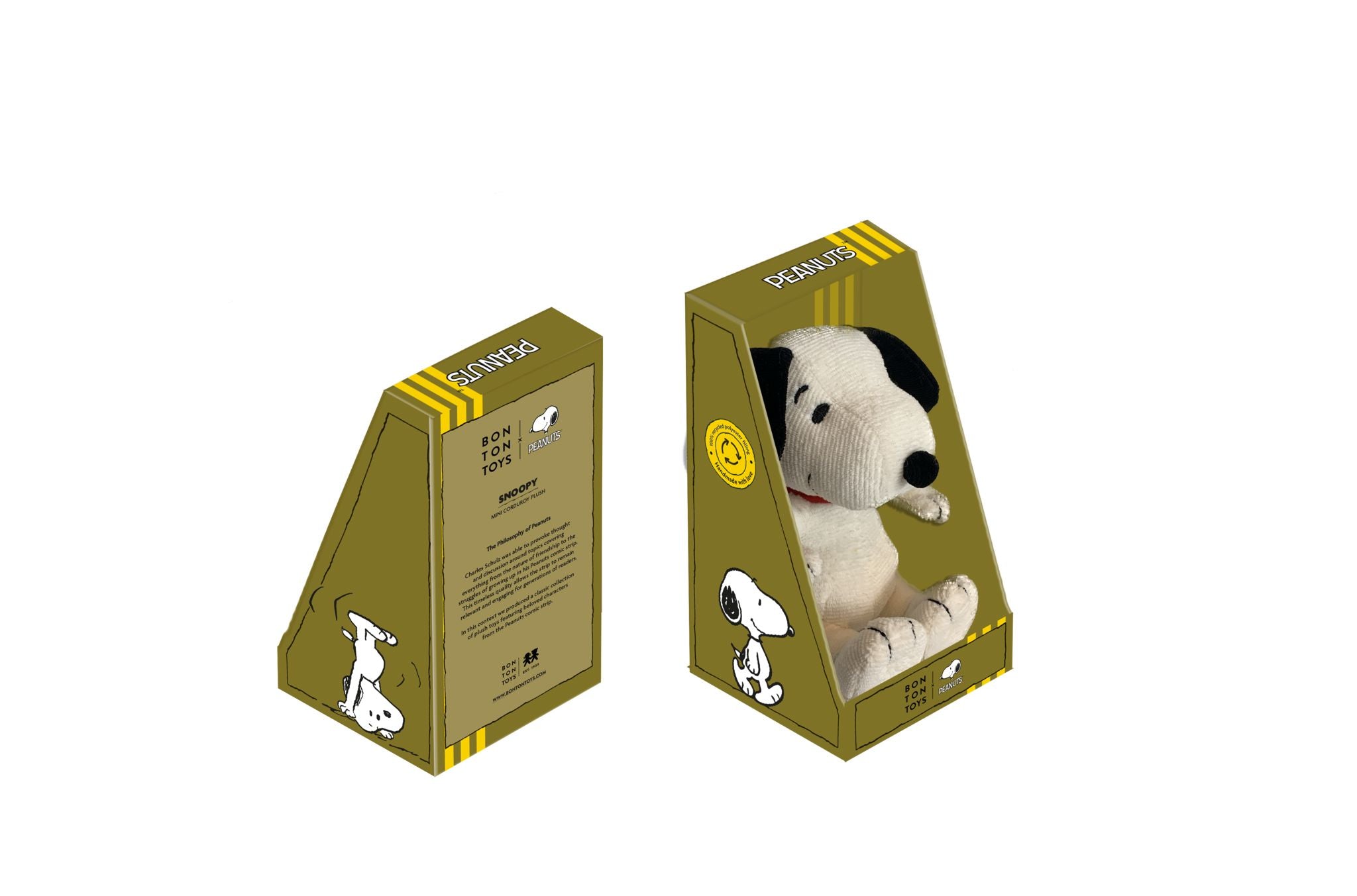 Snoopy Corduroy Cream von Peanuts x Bon Ton Toys – mit Geschenkbox 17cm Kuscheltiere Bon Ton Toys
