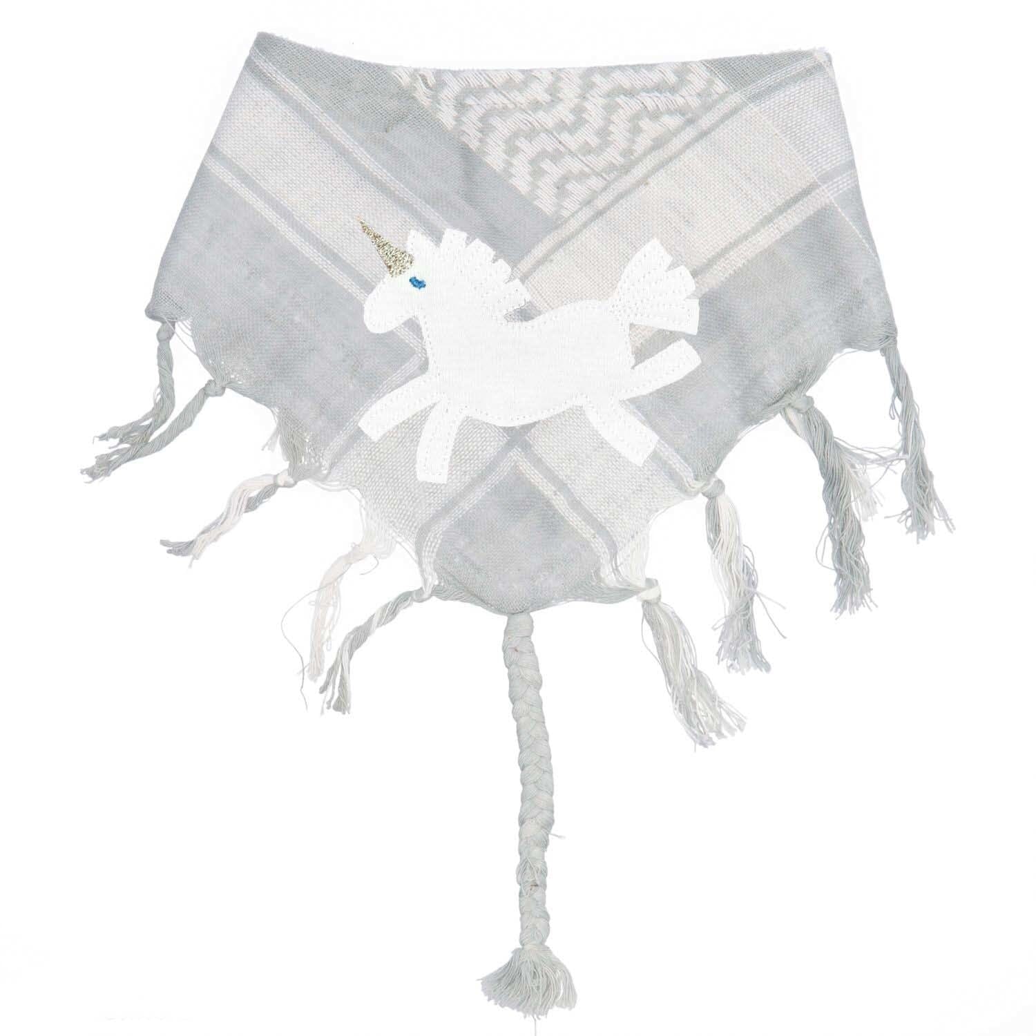 P. Eisenherz Halstuch Einhorn grau glitzer Palituch Tücher und Schals P. Eisenherz