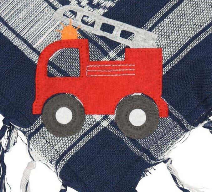 P.Eisenherz Halstuch Feuerwehr blau Palituch Tücher und Schals P. Eisenherz