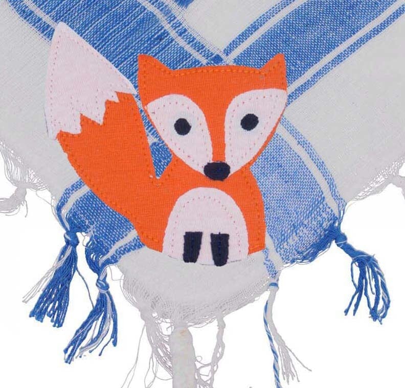 P.Eisenherz Halstuch Fuchs blau Tücher und Schals P. Eisenherz