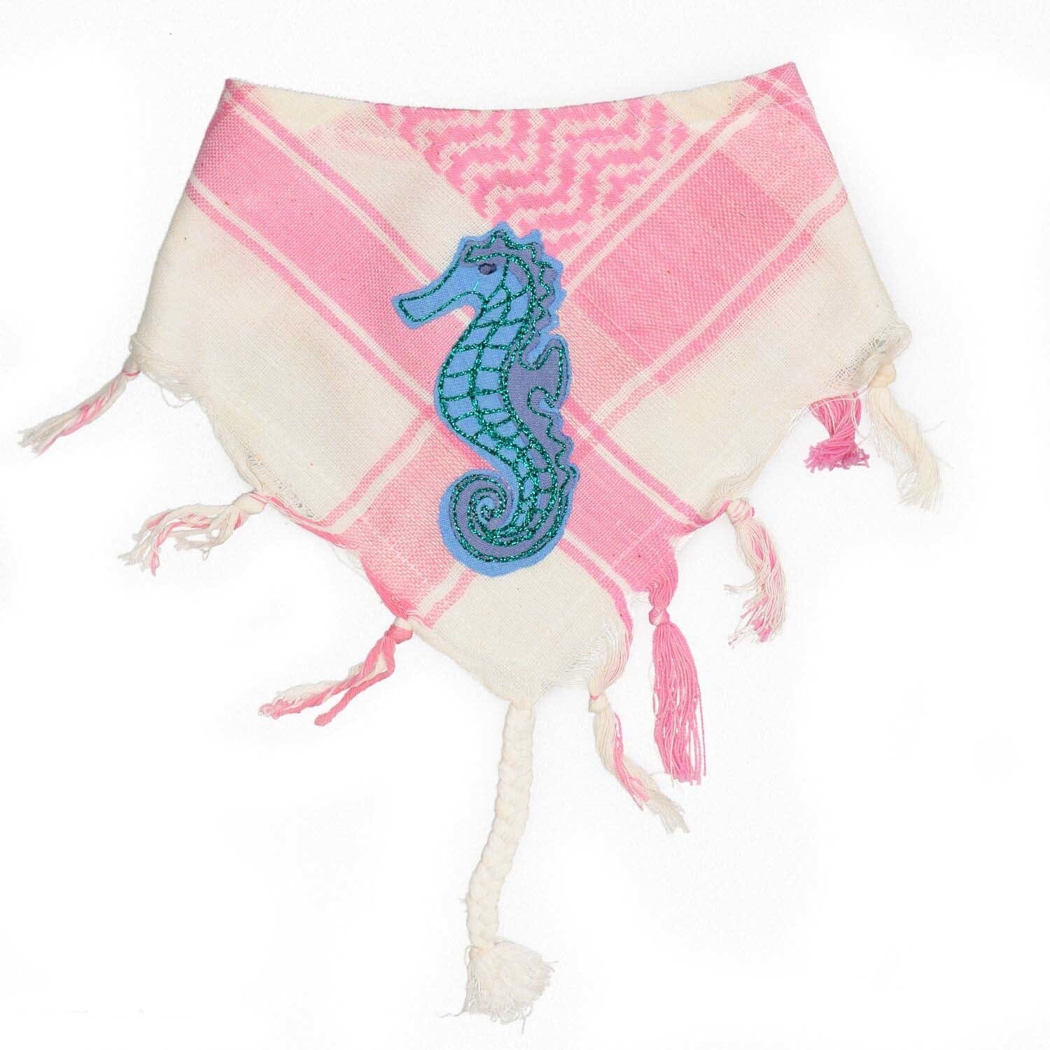 P. Eisenherz Halstuch Seepferdchen rosa Palituch Tücher und Schals P. Eisenherz