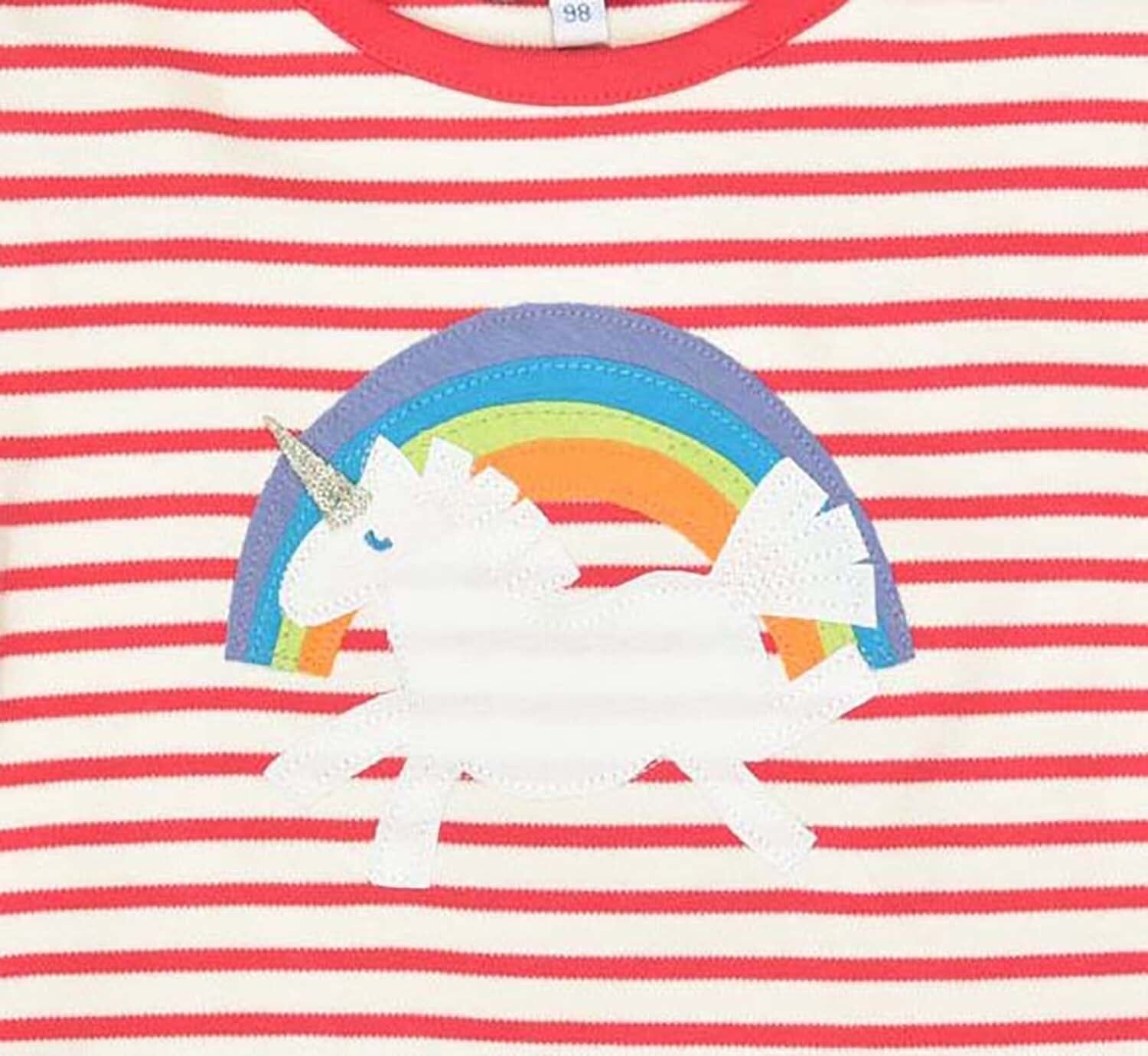 P.Eisenherz Langarmshirt Einhorn und Regenbogen Langarmshirt P. Eisenherz