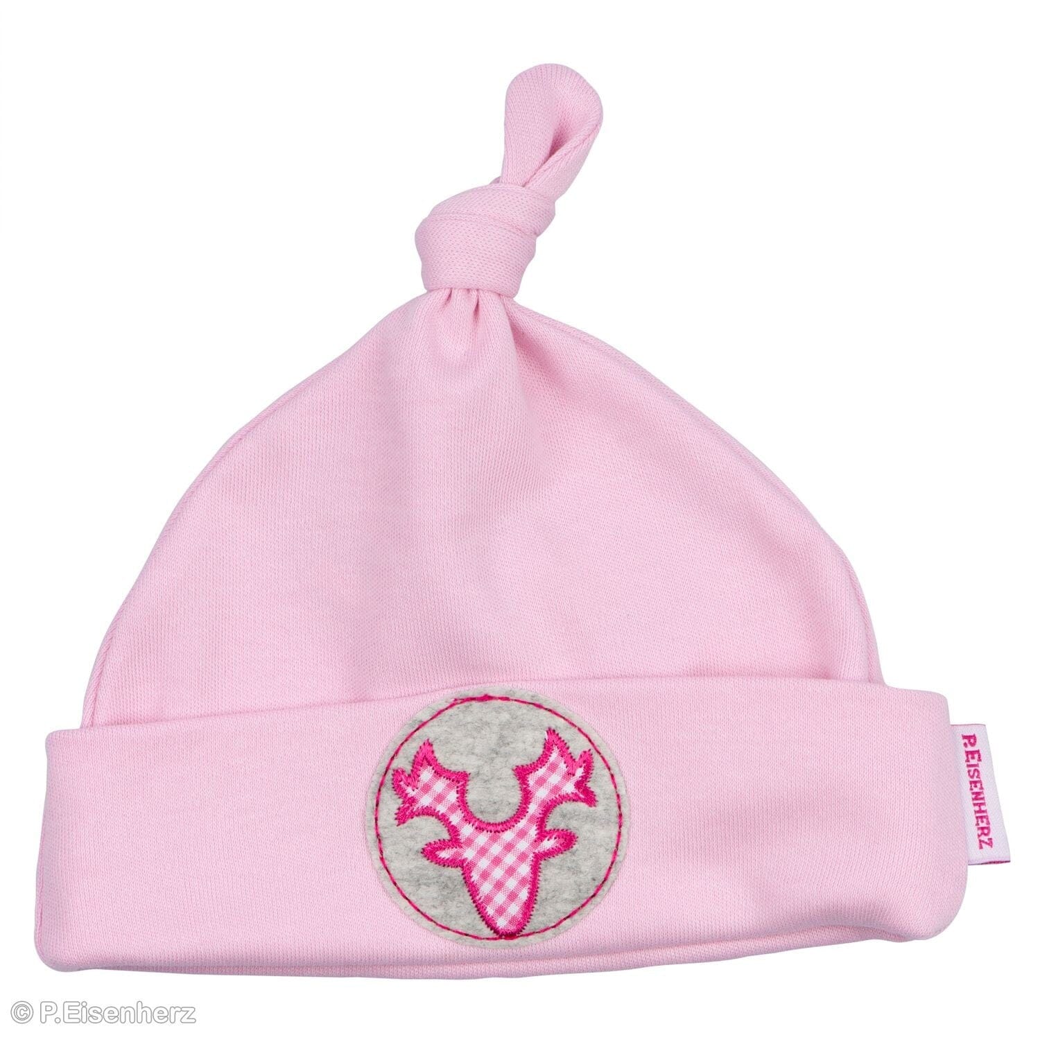 P.Eisenherz baby Mütze rosa Geweih Mützen P. Eisenherz