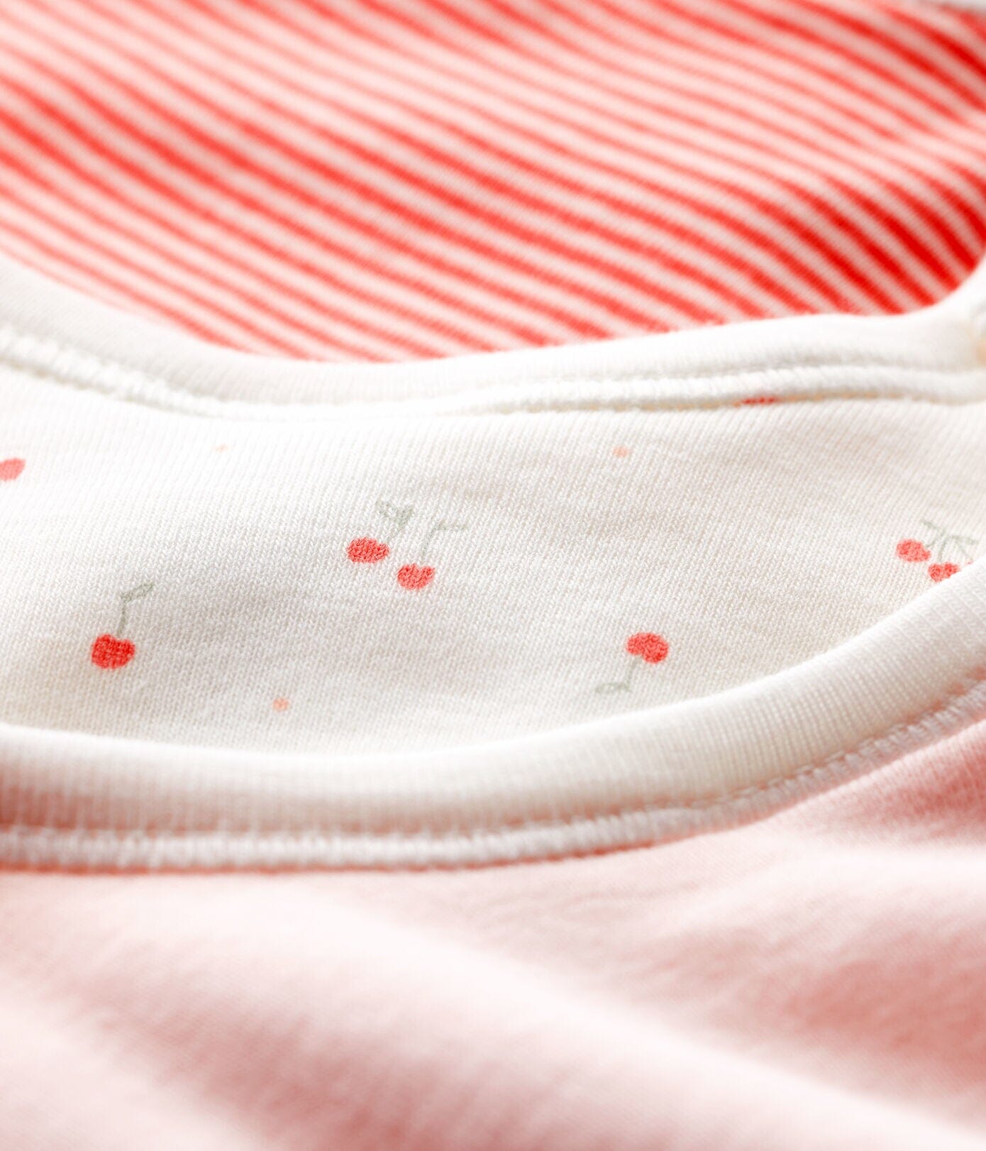 Petit Bateau 3er Set Lätzchen / Bandanas aus Rippstrick Lätzchen Petit Bateau