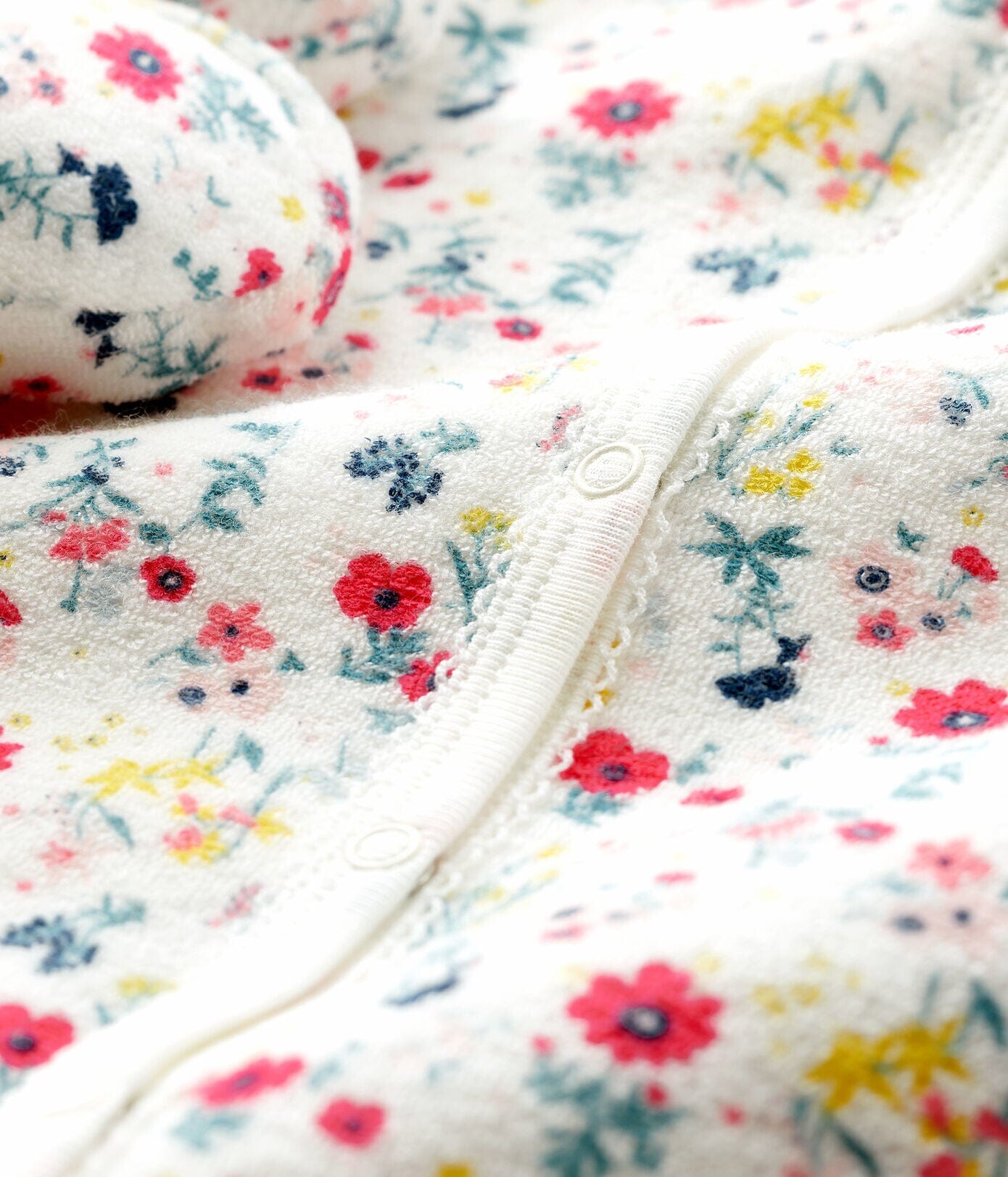 Petit Bateau Anzug mit Schühchen Frottee Baby Kombination Petit Bateau