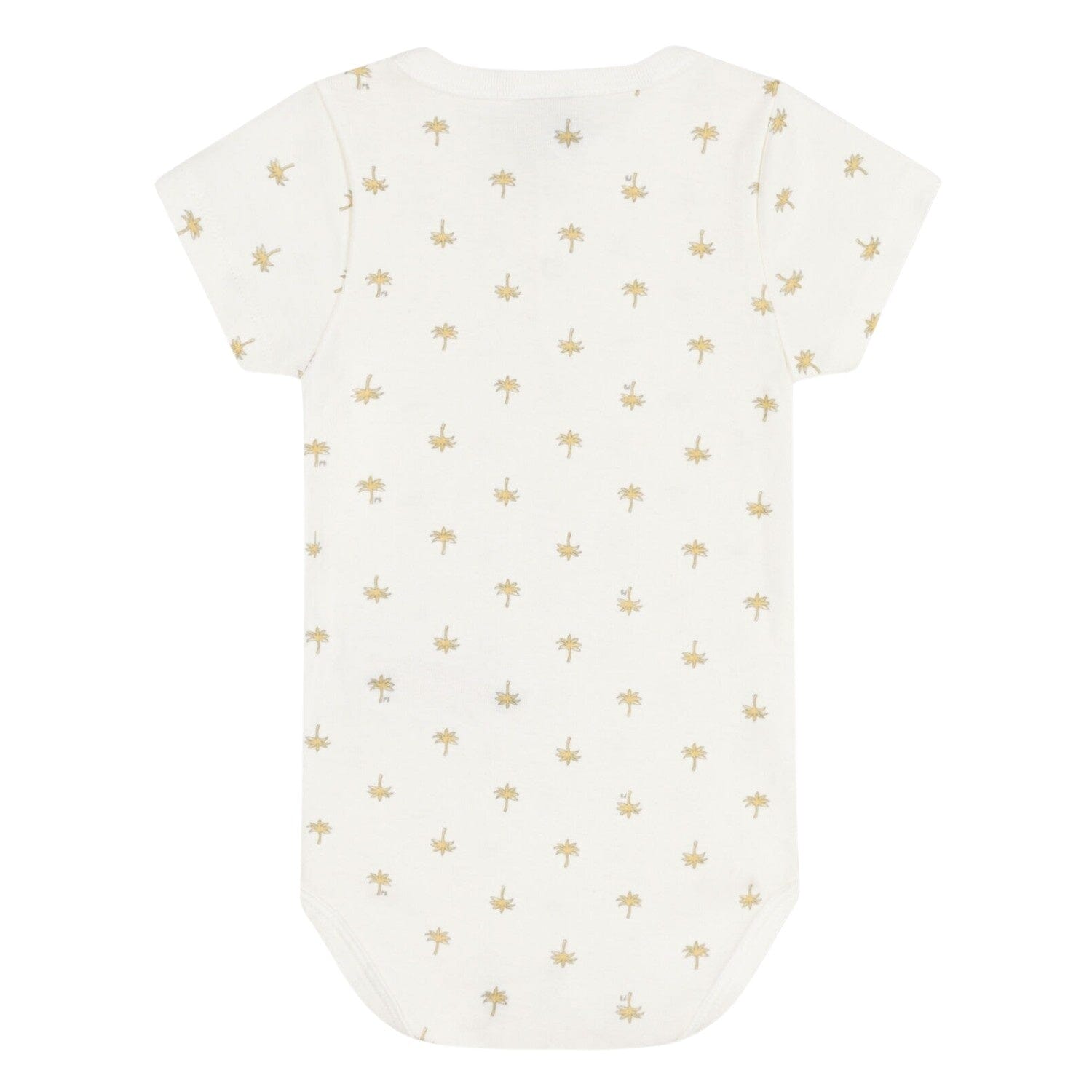 Petit Bateau kurzärmeliger Baby Body mit Palmen Print Spieler und Bodys Petit Bateau