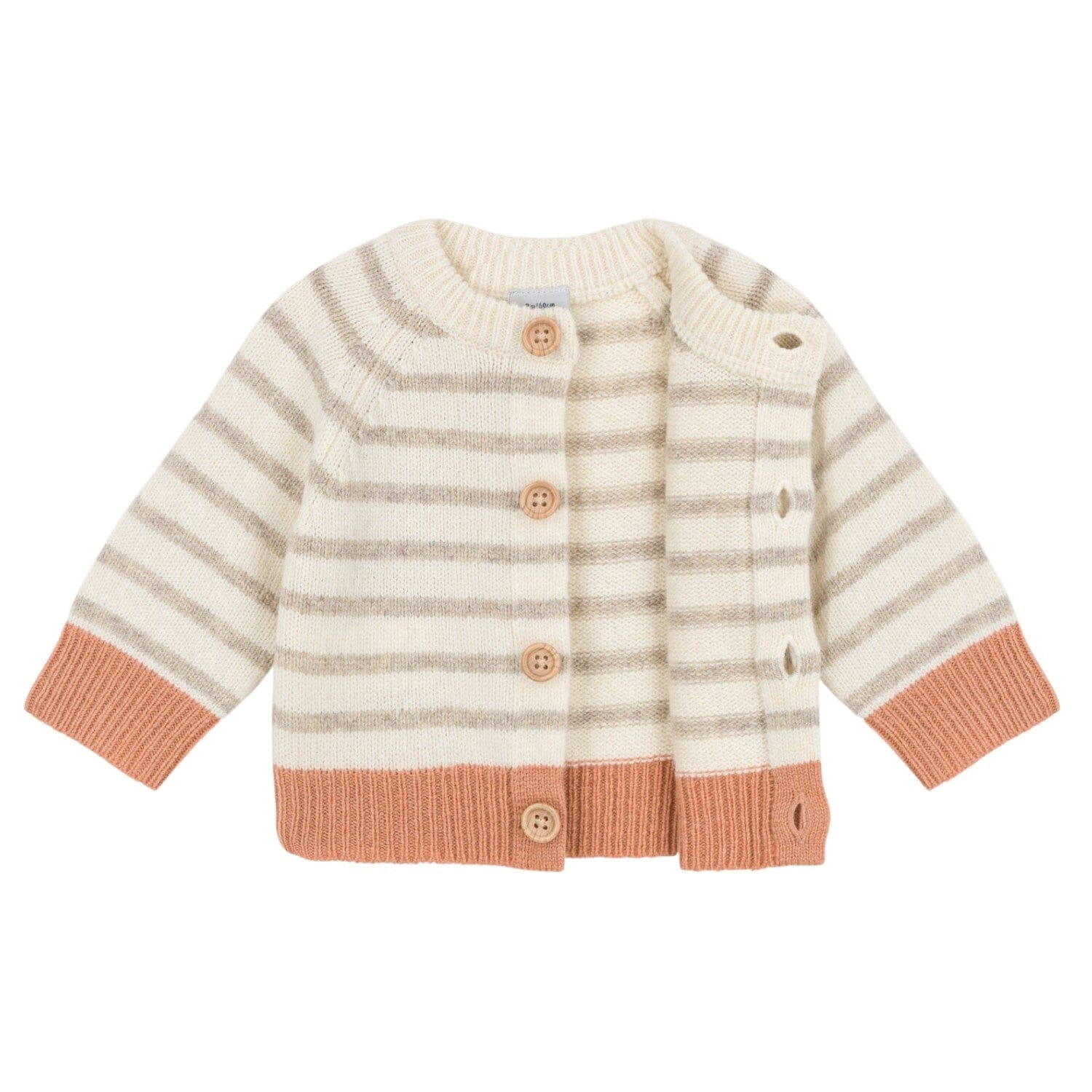 Petit Bateau Baby Cardigan gestreift aus Wolle Jacke Petit Bateau