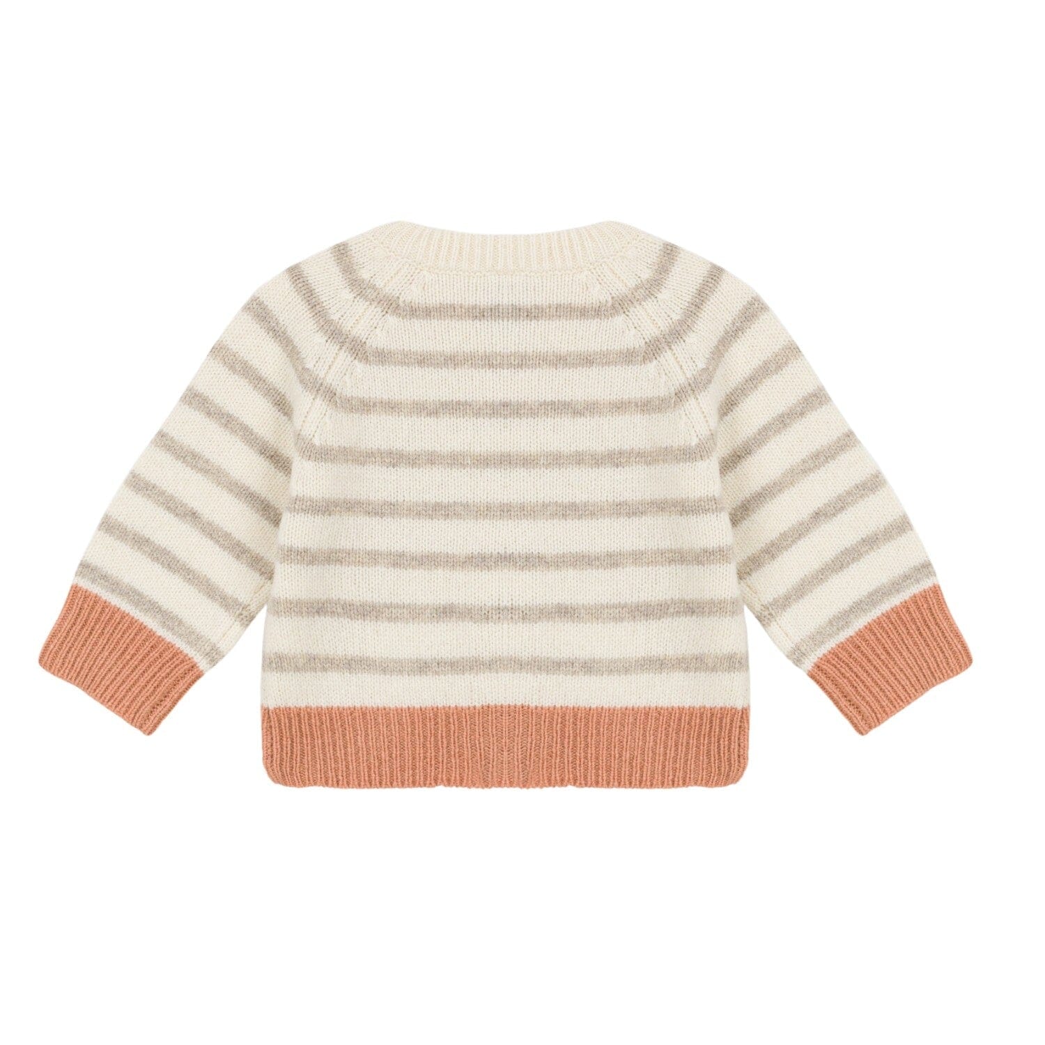 Petit Bateau Baby Cardigan gestreift aus Wolle Jacke Petit Bateau