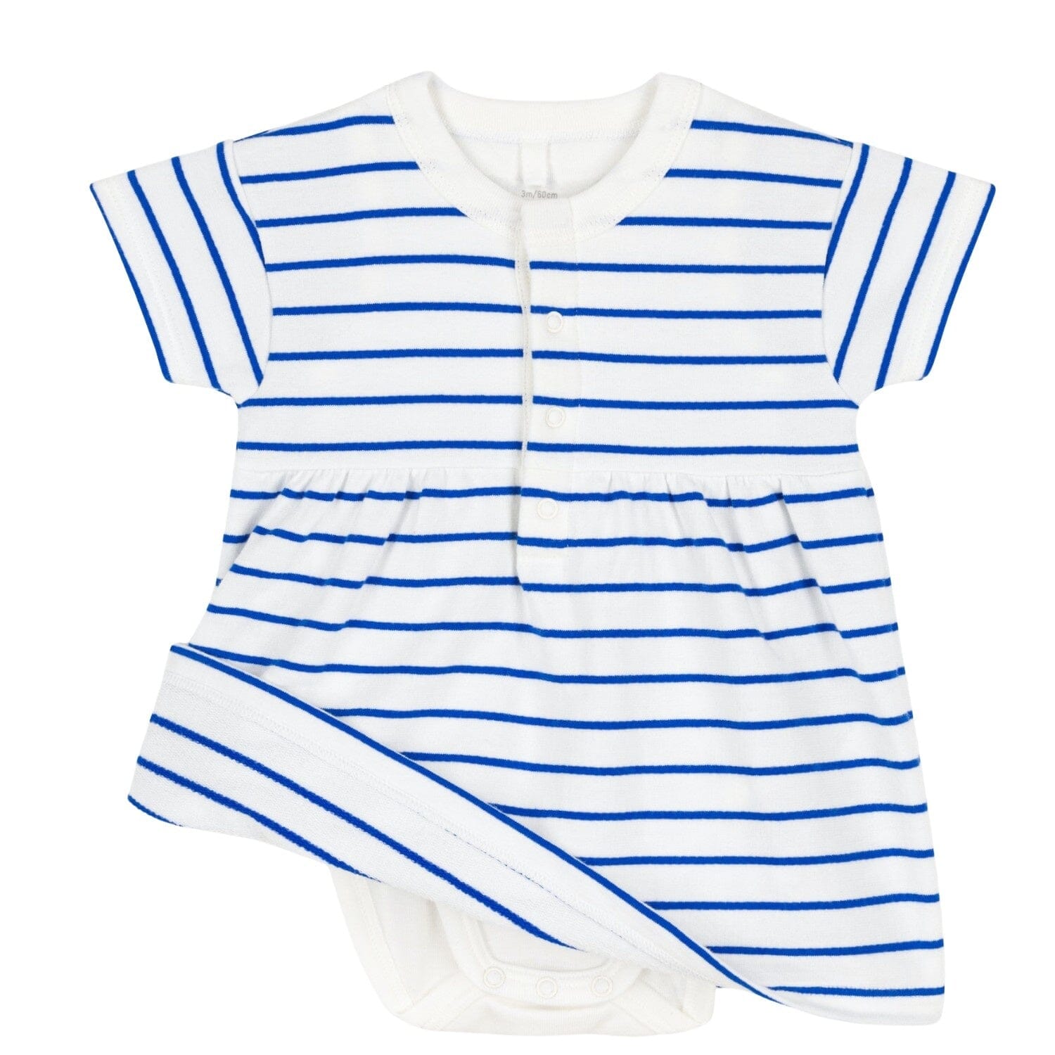 Petit Bateau Babykleid blau weiß gestreift Kleid Petit Bateau