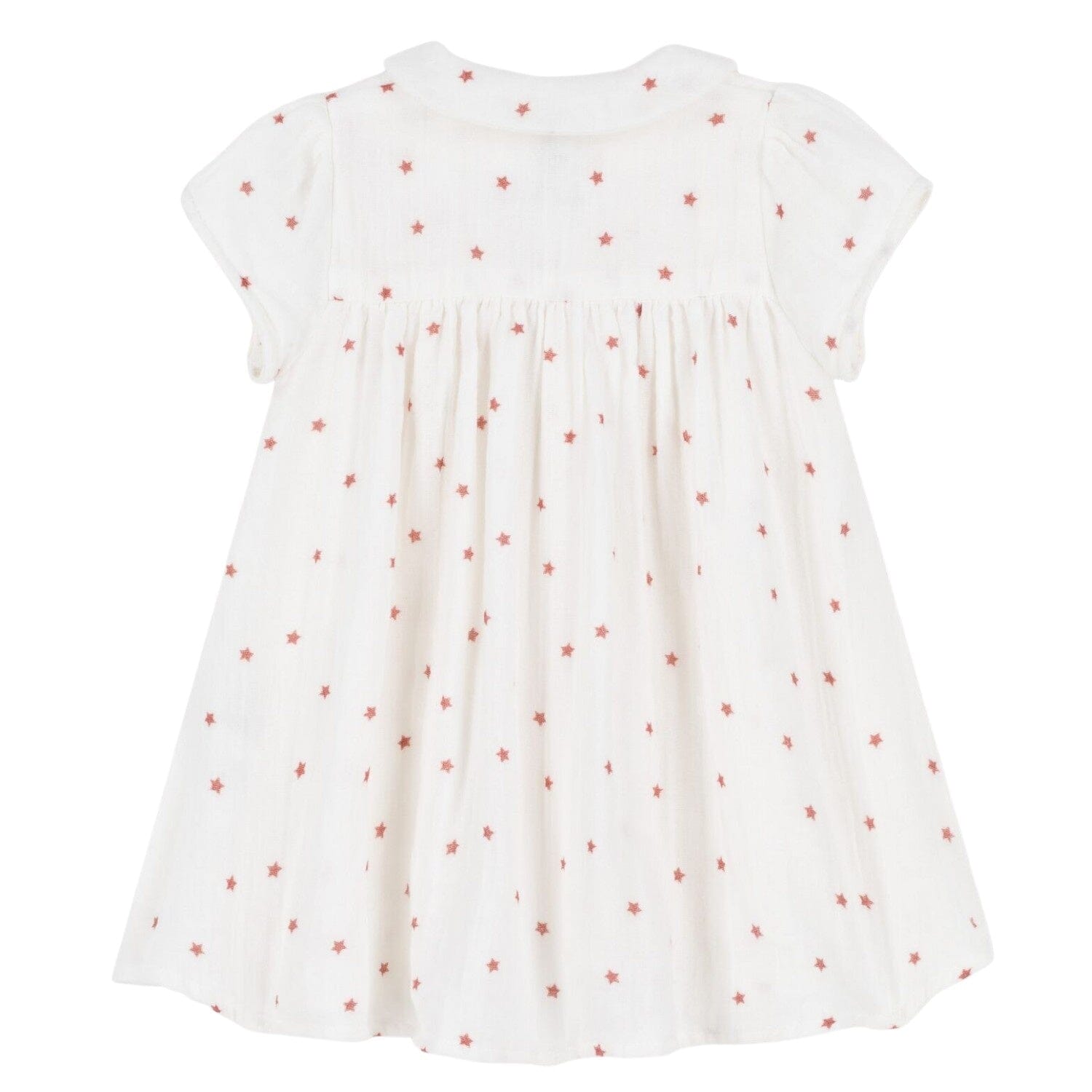 Petit Bateau Kleid mit Sternenprint aus Bio- Baumwoll-Gaze Kleid Petit Bateau