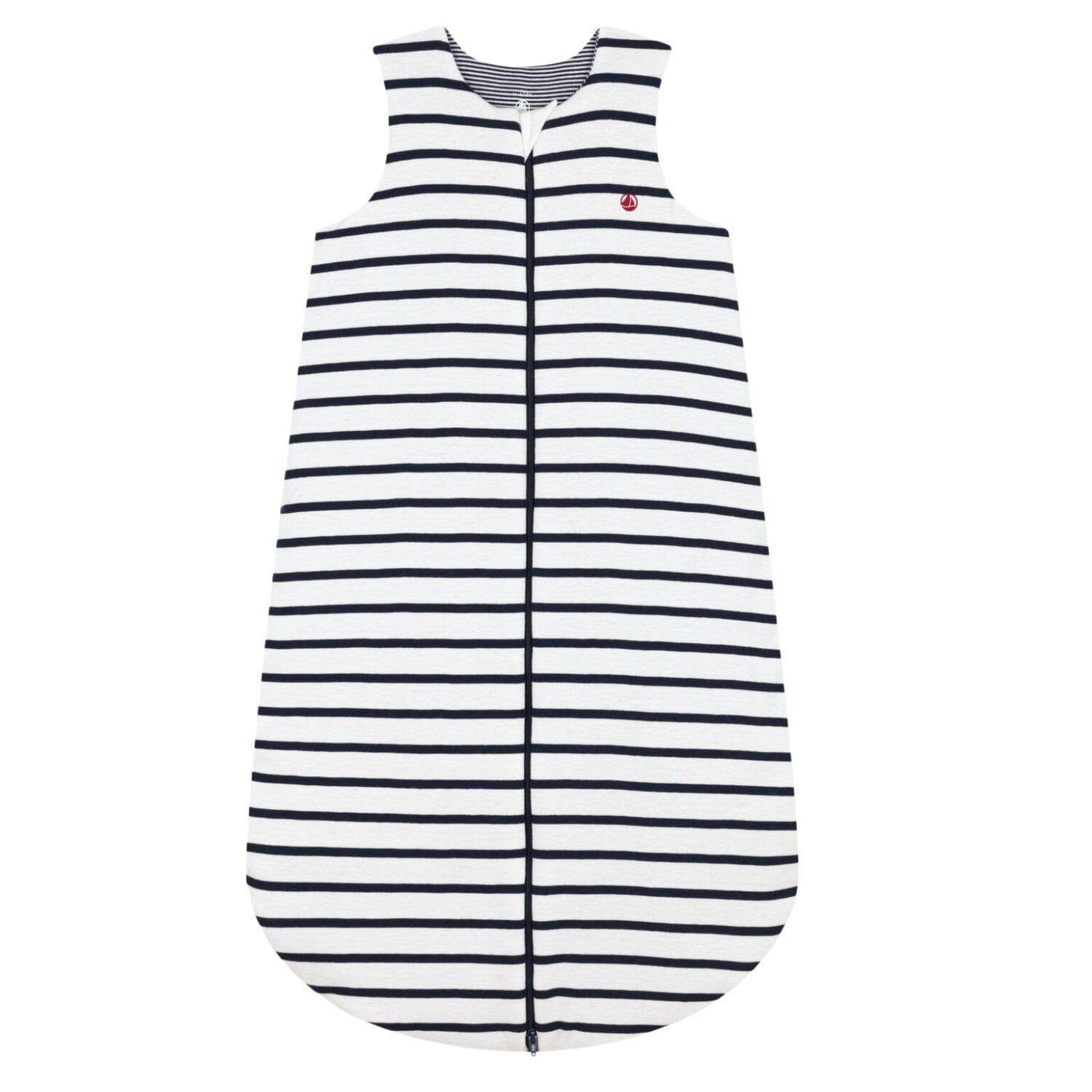 Petit Bateau Babyschlafsack weiß-blau gestreift mit Füllung Schlafsäcke Petit Bateau