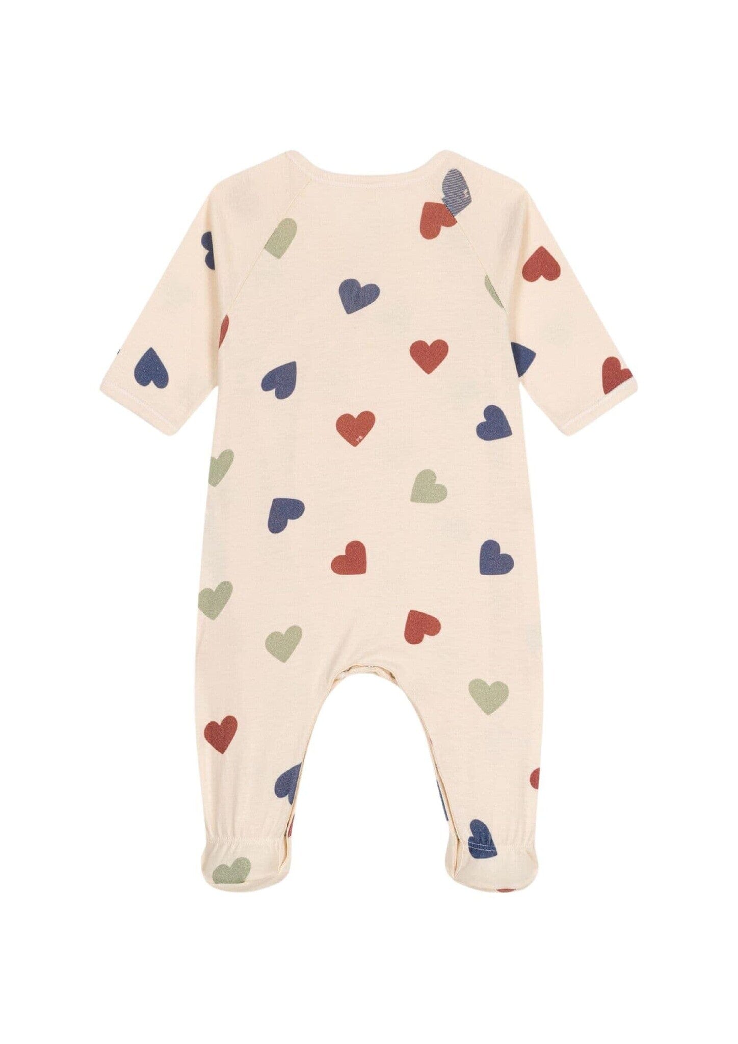 Petit Bateau Strampler mit bunten Herzen Strampler Petit Bateau