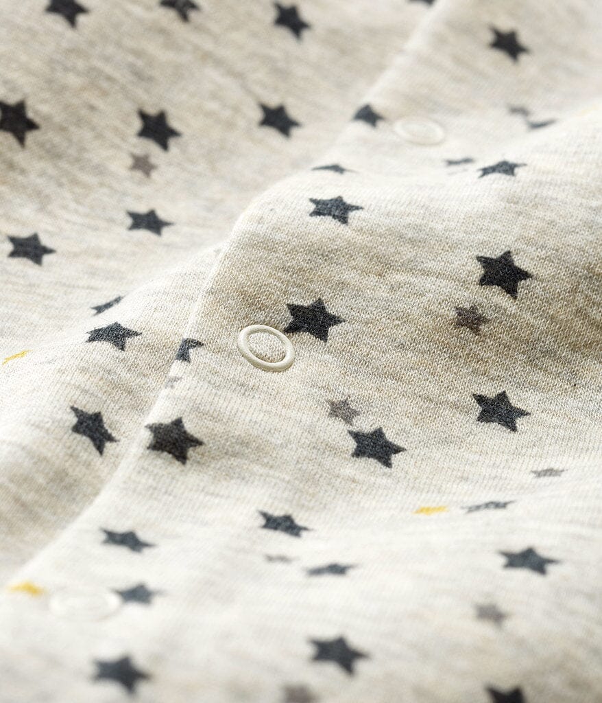 Petit Bateau Overall Sterne grau Einteiler / Bodysuits Petit Bateau