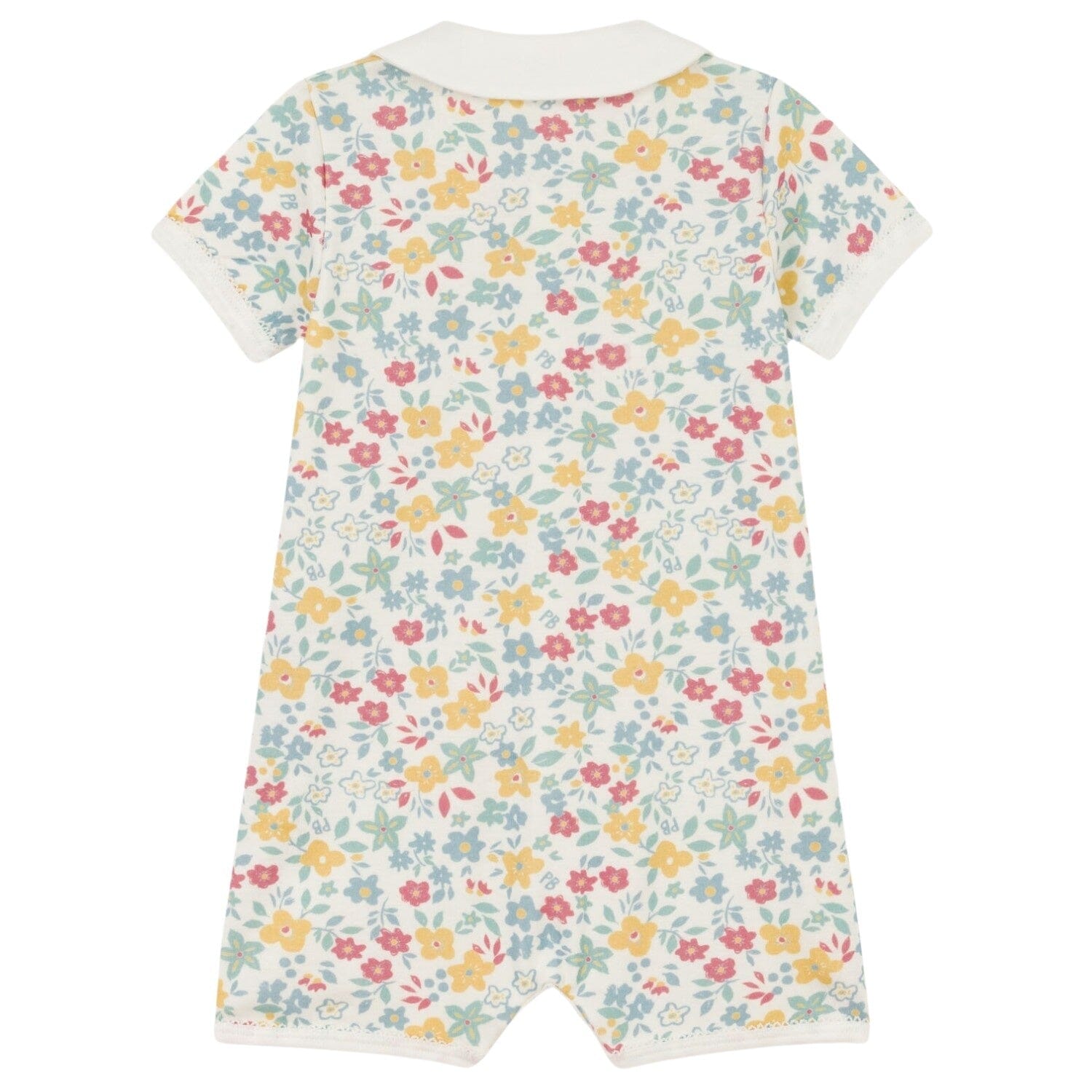 Petit Bateau Kurzoverall geblümt bunt Einteiler / Bodysuits Petit Bateau