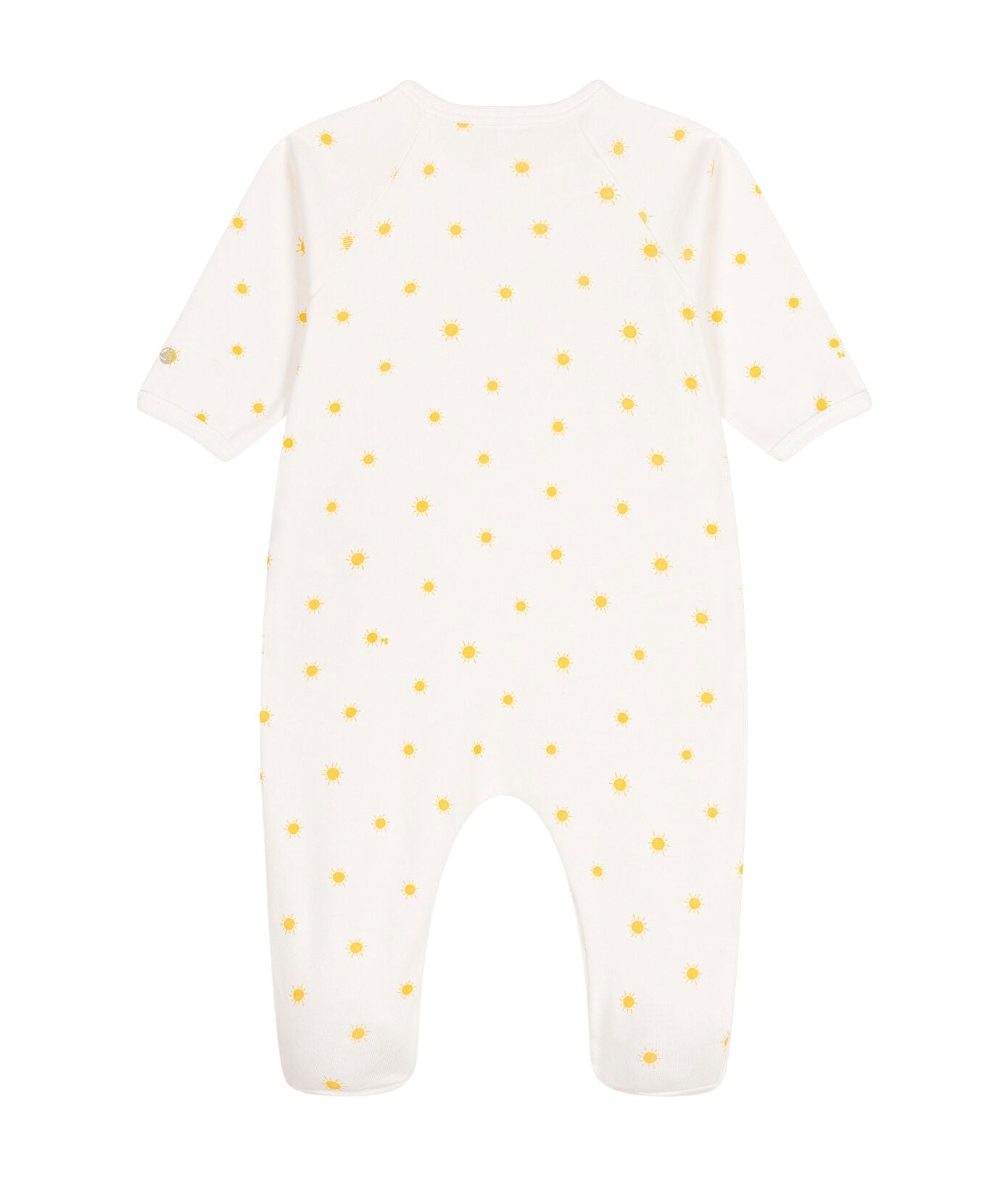 Petit Bateau cremefarbener Strampler mit kleinen Sonnen Strampler Petit Bateau