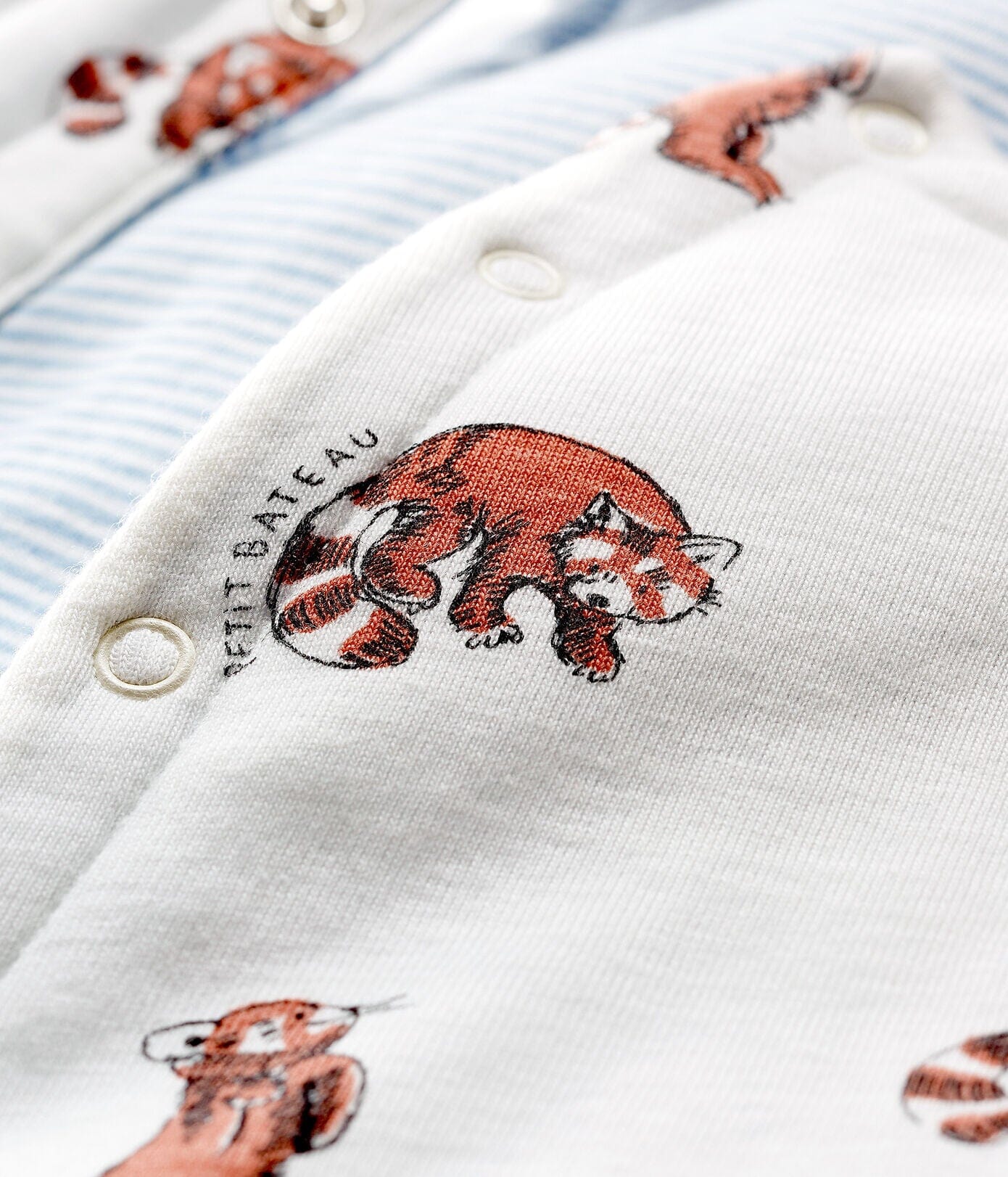 Petit Bateau Cardigan Wendeweste Waschbär Weste Petit Bateau