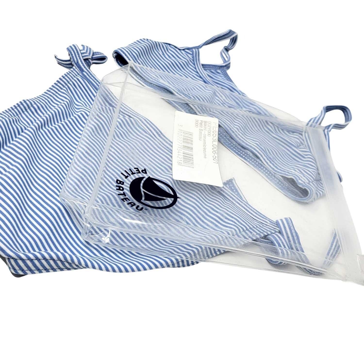 Petit Bateau Kleinkind Bikini blau weiß gestreift Bikinis Petit Bateau