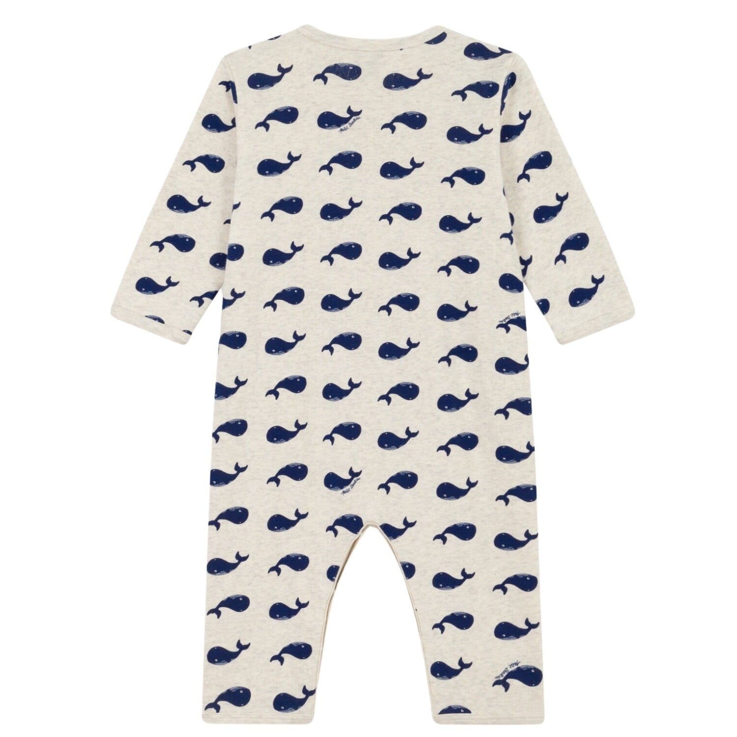 Petit Bateau Baby-Strampler fußlos mit Walmotiv Strampler Petit Bateau