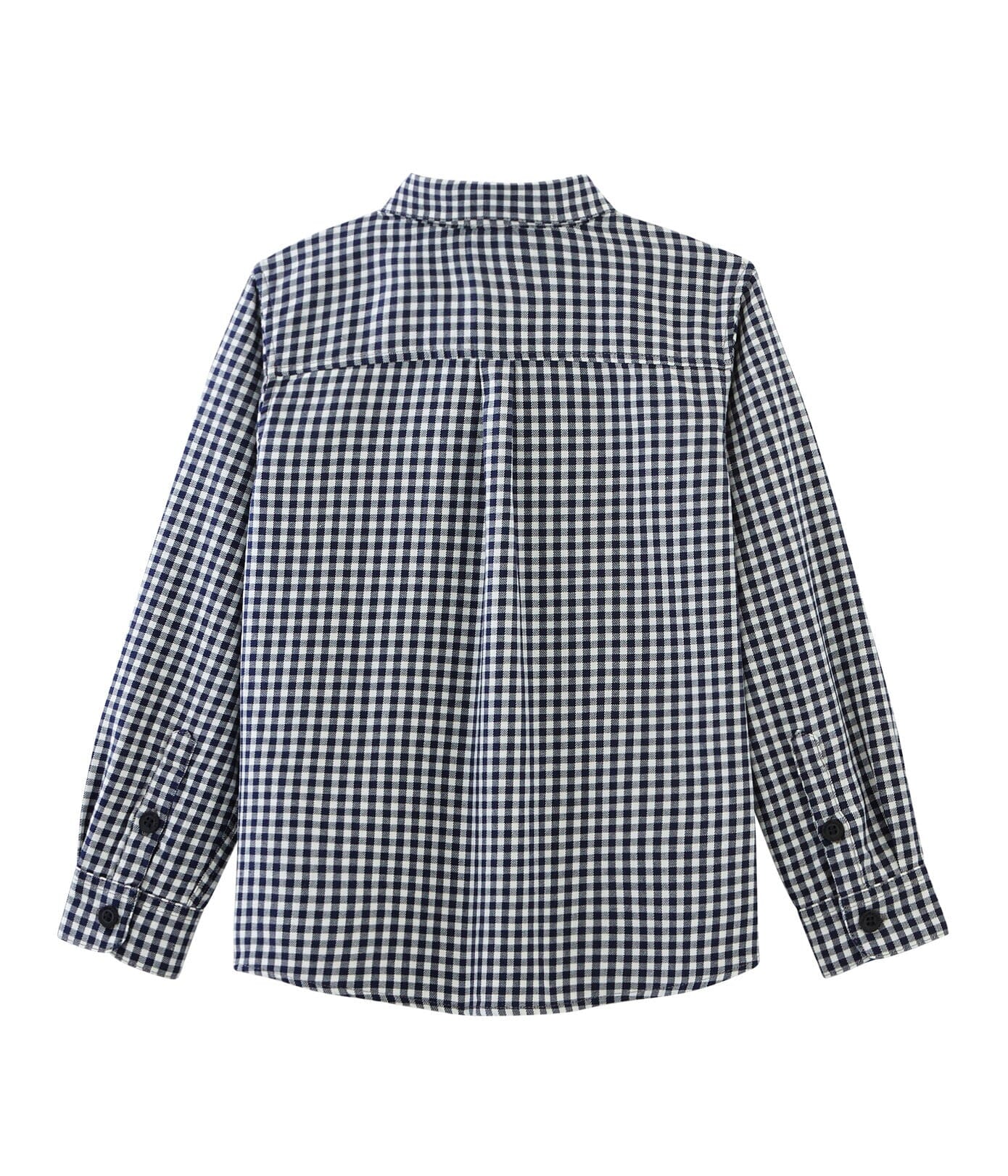 Petit Bateau kariertes Hemd navy weiß Hemden Petit Bateau