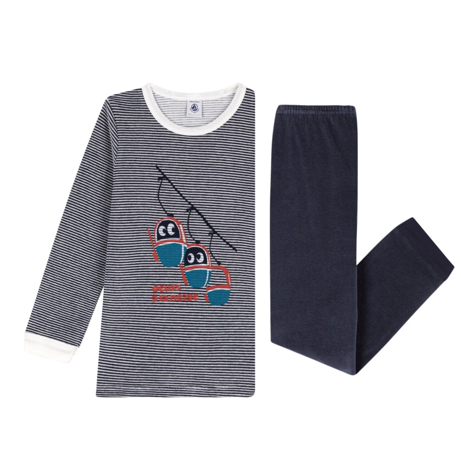 Petit Bateau Nicky Pyjama Seilbahn Streifen Schlafanzug Petit Bateau
