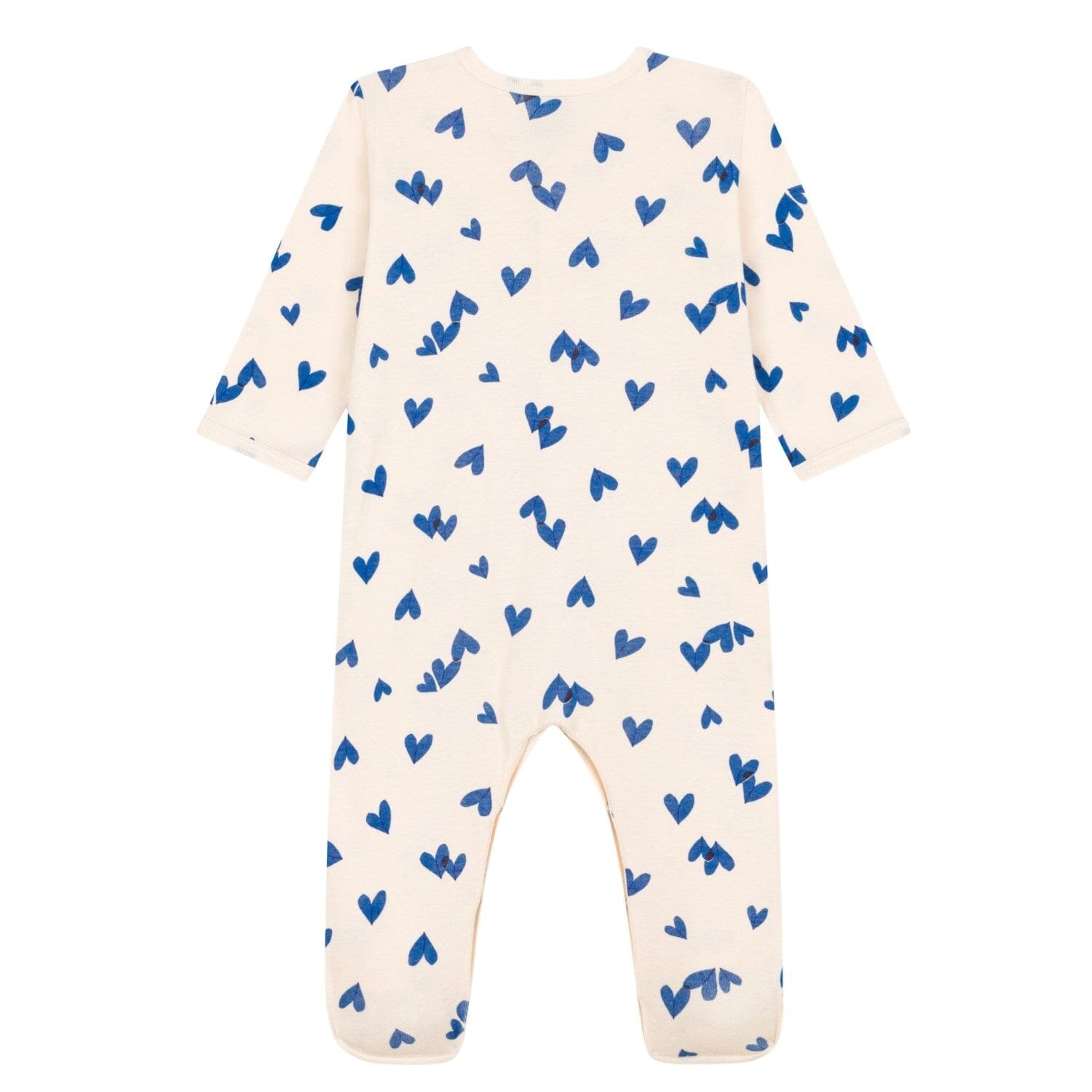 Petit Bateau Bodysuit mit blauen Herzen aus Baumwolle Einteiler / Bodysuits Petit Bateau