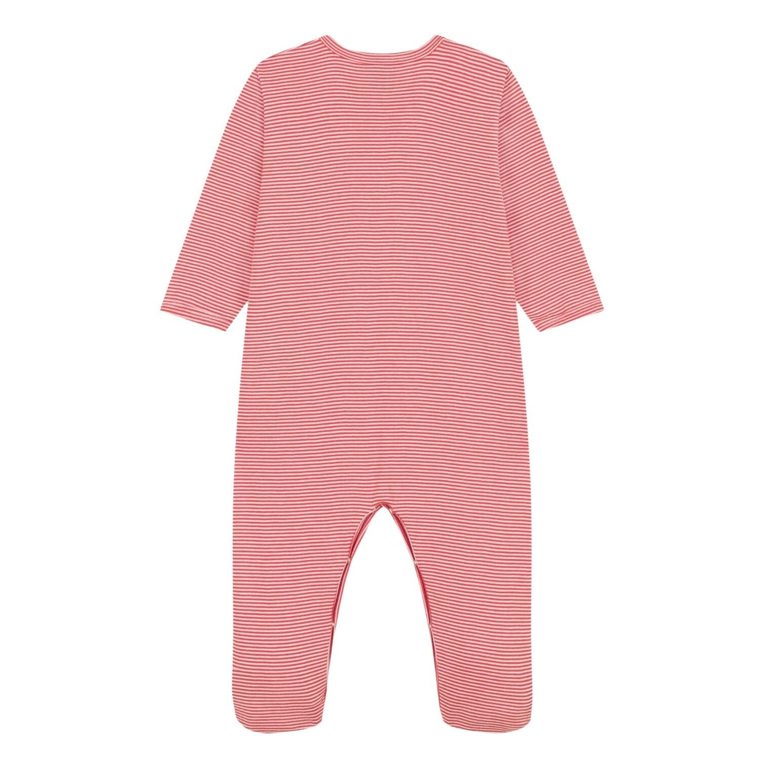 Petit Bateau Ringelstrampler in orange aus Baumwolle Strampler Petit Bateau