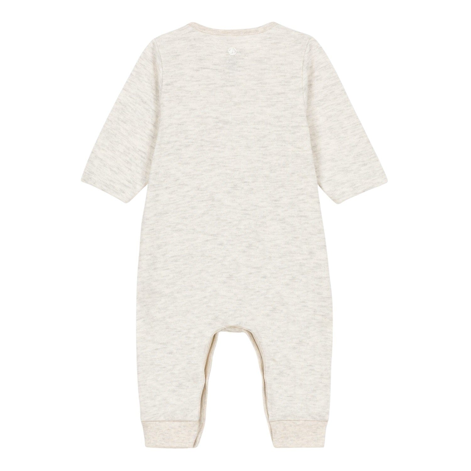 Petit Bateau Langarm Overall einfarbig natur Einteiler / Bodysuits Petit Bateau