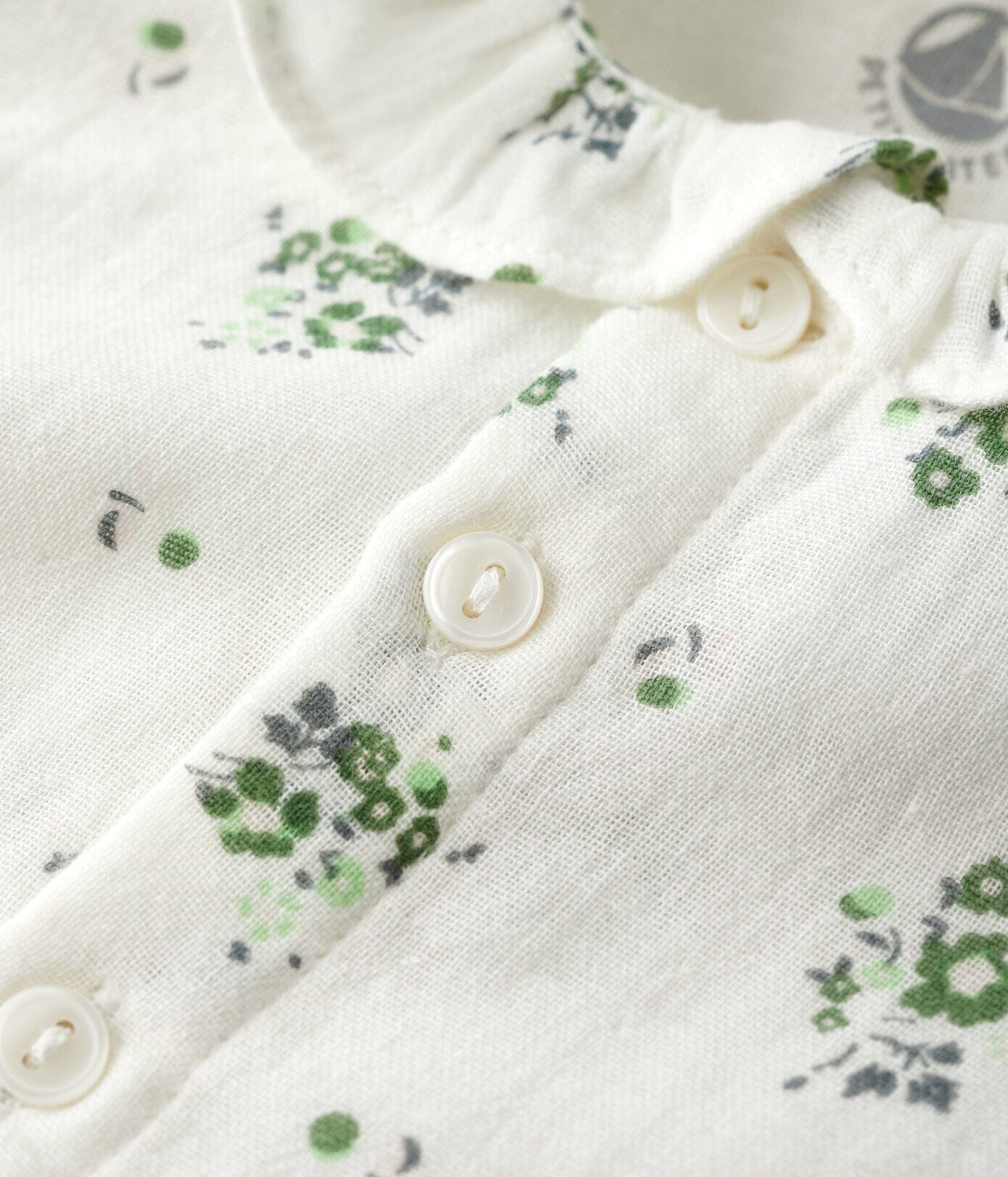 Petit Bateau Bluse aus Bio- Baumwoll-Gaze mit Blumenprint Blusen & Hemden Petit Bateau