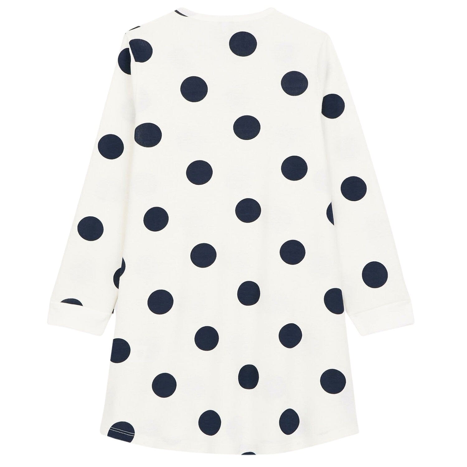 Petit Bateau Nachthemd creme Dots aus Biobaumwolle Nachthemd Petit Bateau