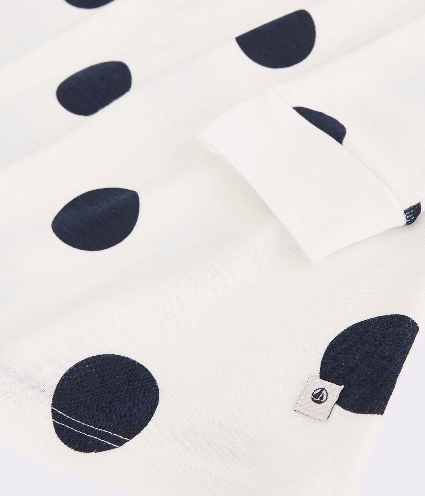Petit Bateau Nachthemd creme Dots aus Biobaumwolle Nachthemd Petit Bateau