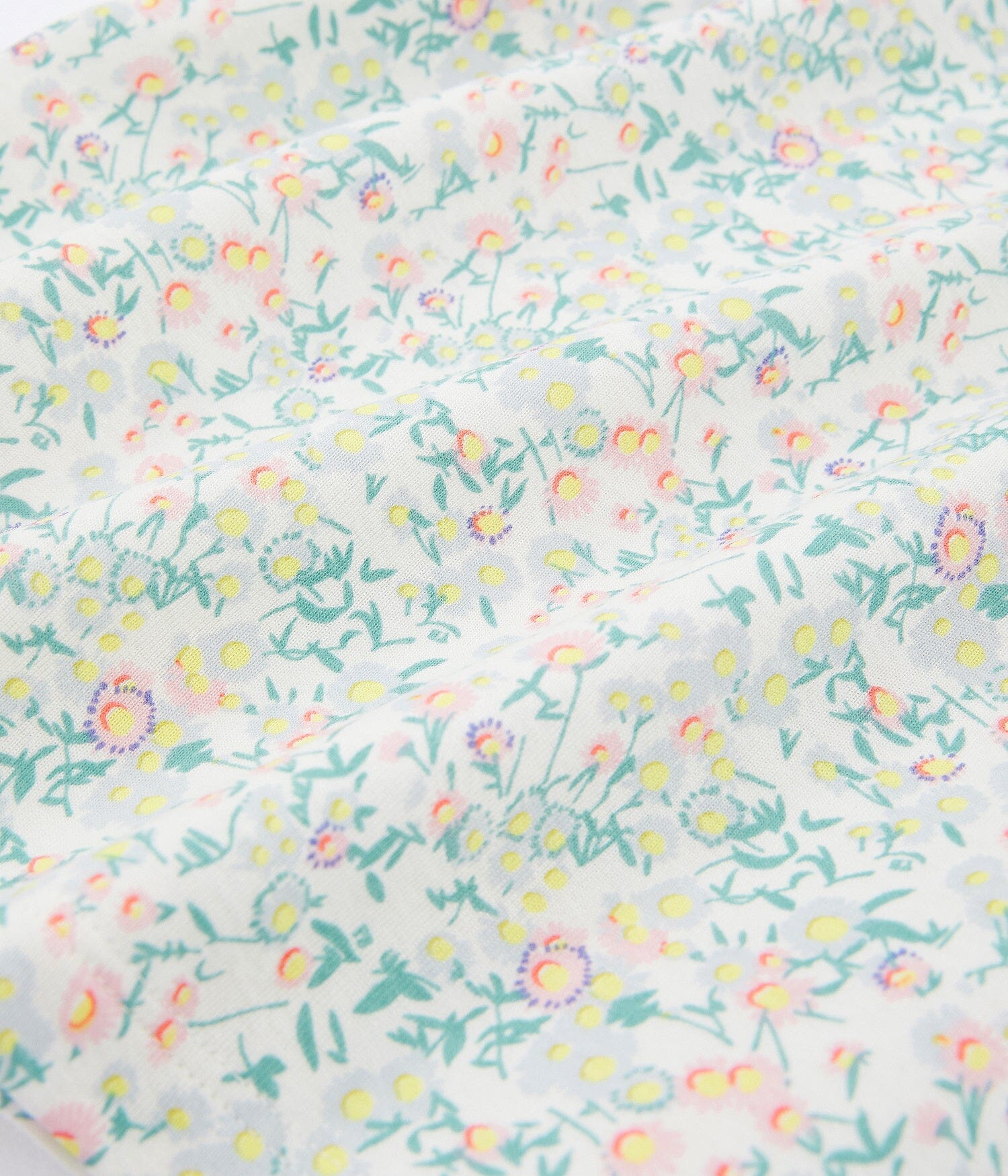 Petit Bateau Nachthemd kurzarm mit zartem Blumenmuster Nachthemd Petit Bateau