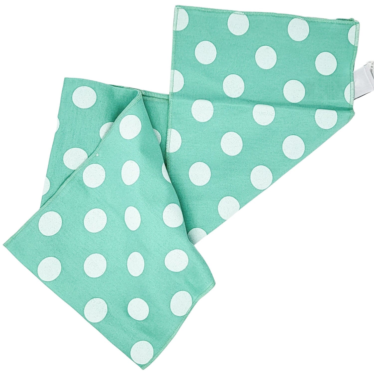 Petit Bateau Schal grün mit weißen Punkten Tücher und Schals Petit Bateau