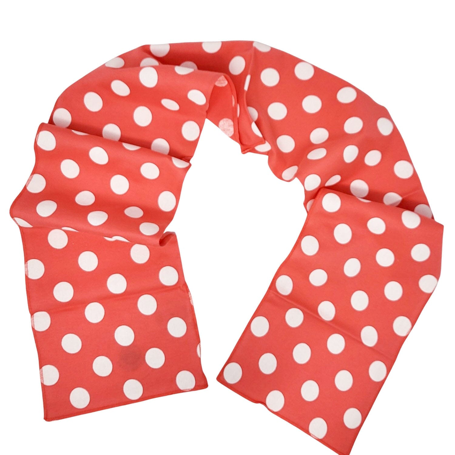 Petit Bateau Schal hellrot mit weißen Punkten Tücher und Schals Petit Bateau