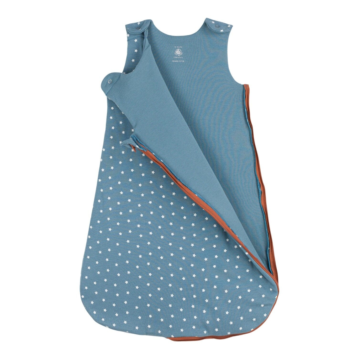 Petit Bateau Babyschlafsack Baumwolle Allover Sternen Motiv Schlafsäcke Petit Bateau