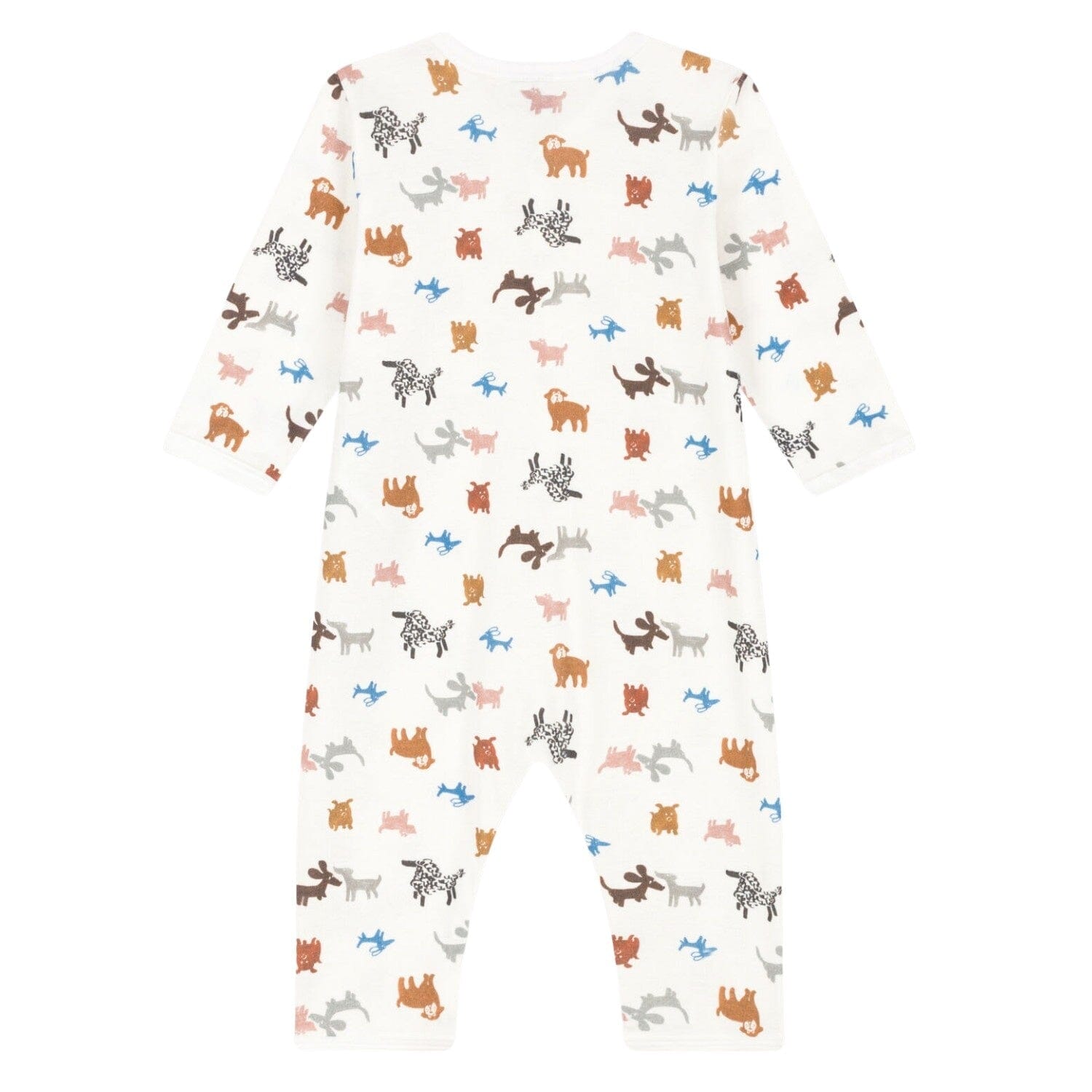 Petit Bateau Baby-Strampler fußlos mit Hundemotiv Strampler Petit Bateau