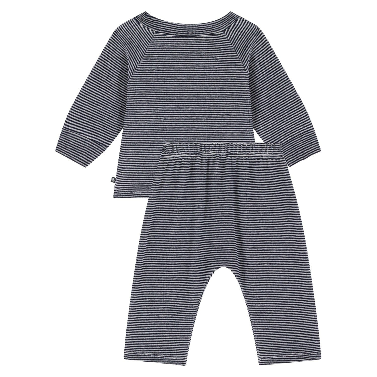 Petit Bateau 2-teiliges Nicky Baby-Set aus einem Cardigan und einer Hose Baby Kombination Petit Bateau