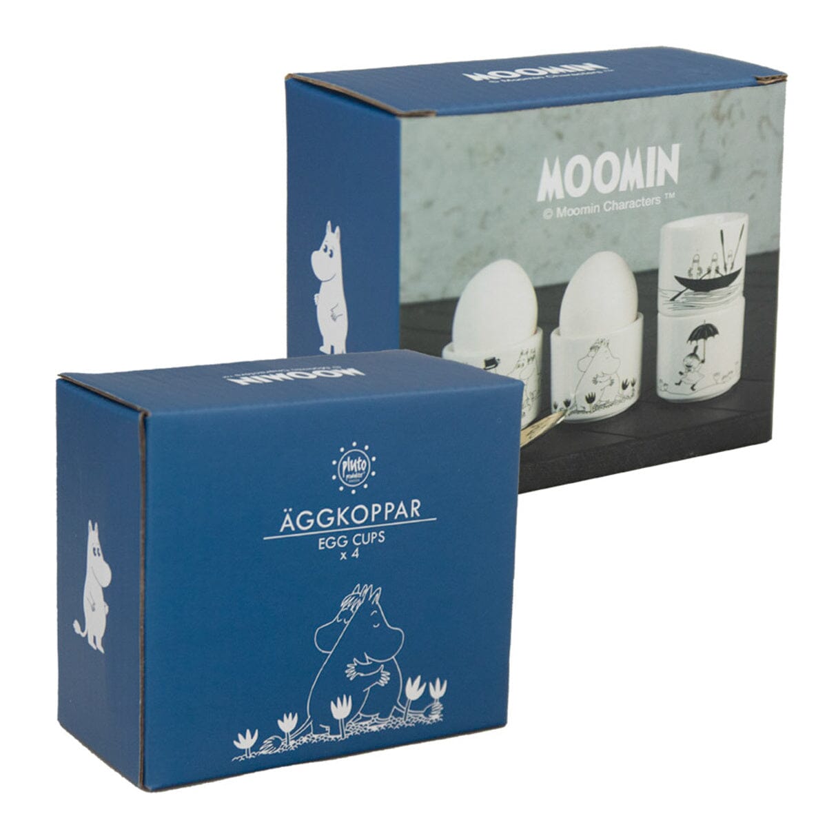 Pluto Produkter Moomin Eierbecher 4er Set Becher Pluto Produkter