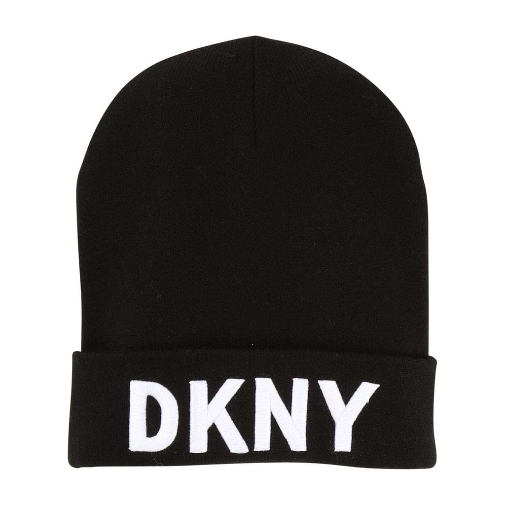 DKNY Mütze schwarz mit Logo Mützen DKNY