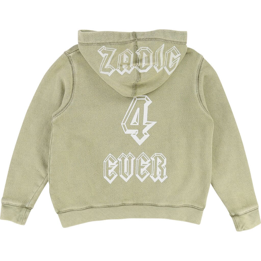 Zadig & Voltaire Hoodie Me beige khaki strukturiert Hoodie Zadig & Voltaire