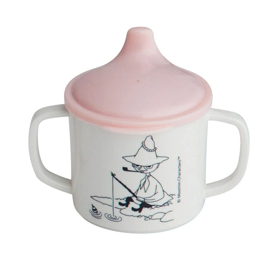 Rätt Start Mumin Schnabeltasse rosa Moomins Becher Rätt Start