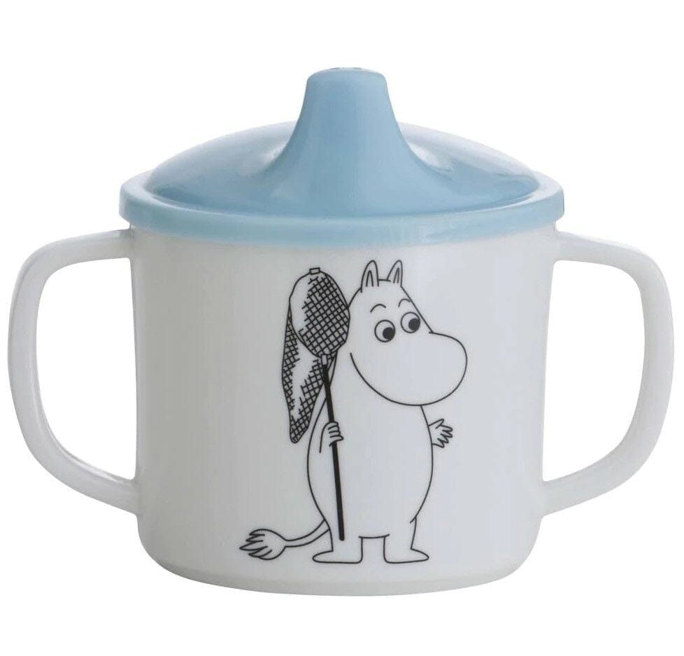 Rätt Start Mumin Schnabeltasse hellblau Moomins Becher Rätt Start