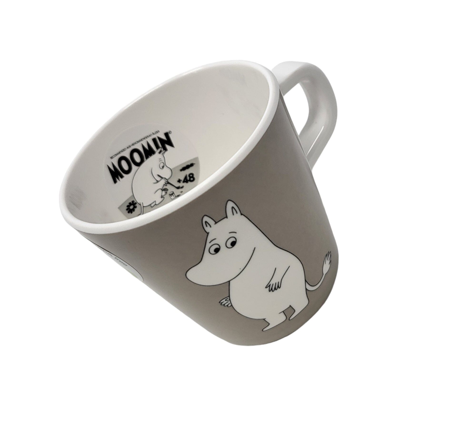 Rätt Start Moomintroll Tasse Melamin beige Moomins Becher Rätt Start