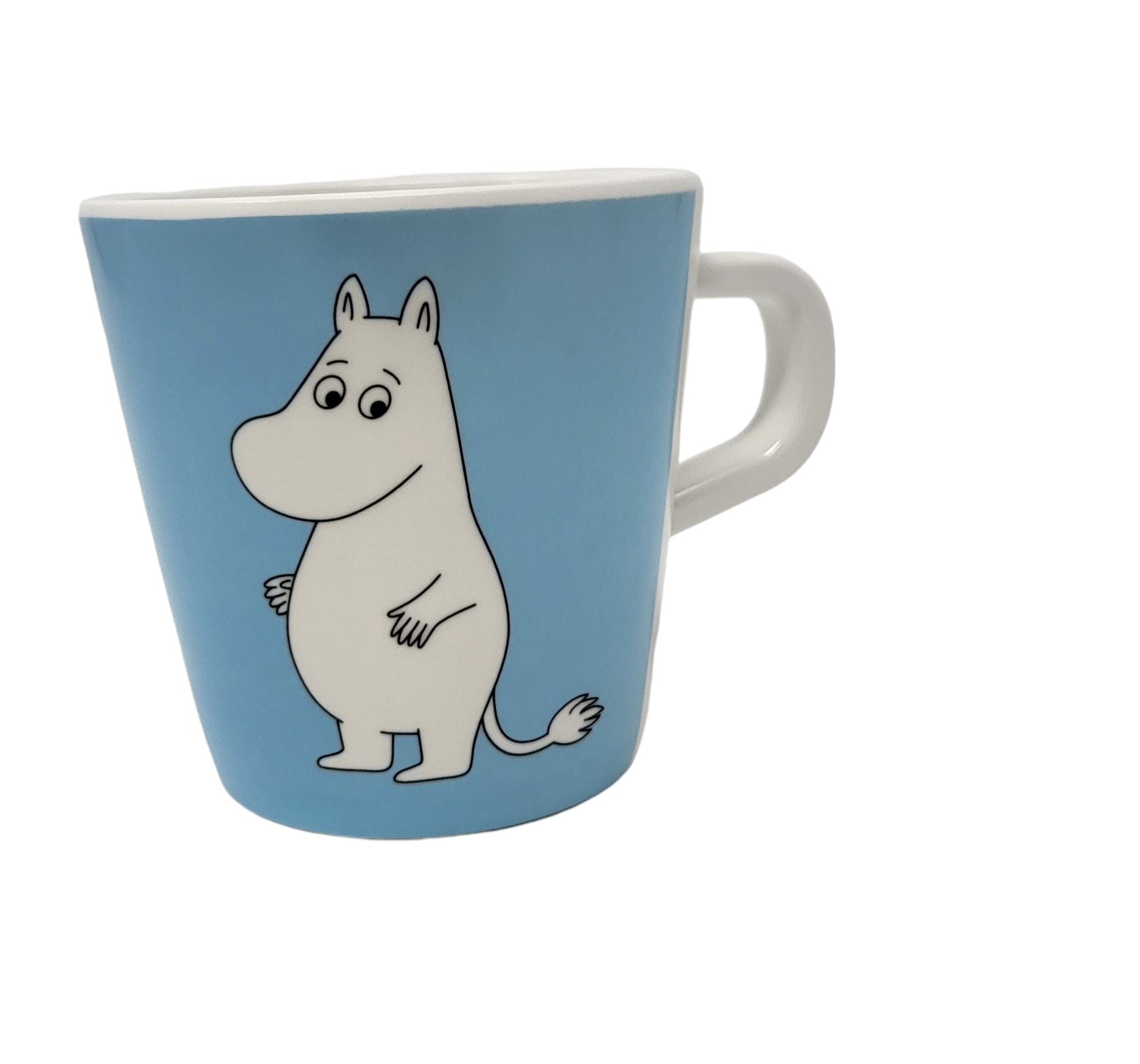 Rätt Start Moomintroll Tasse Melamin hellblau Moomins Becher Rätt Start