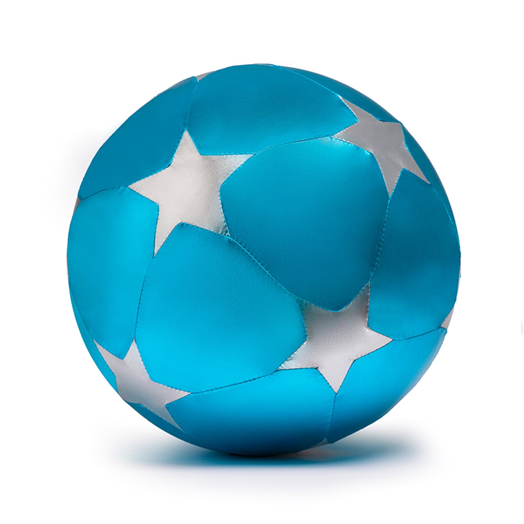 RATATAM – Stoffballon „Blau / Silver Stars“ 30 cm Beachball RATATAM