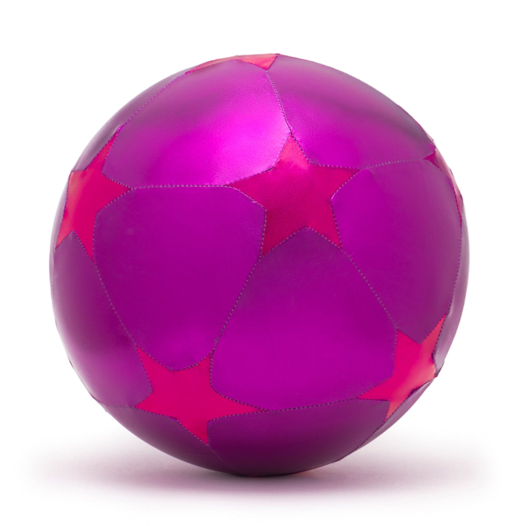 RATATAM – Stoffballon „Lila/ Rosa Stars“ 30 cm Beachball RATATAM