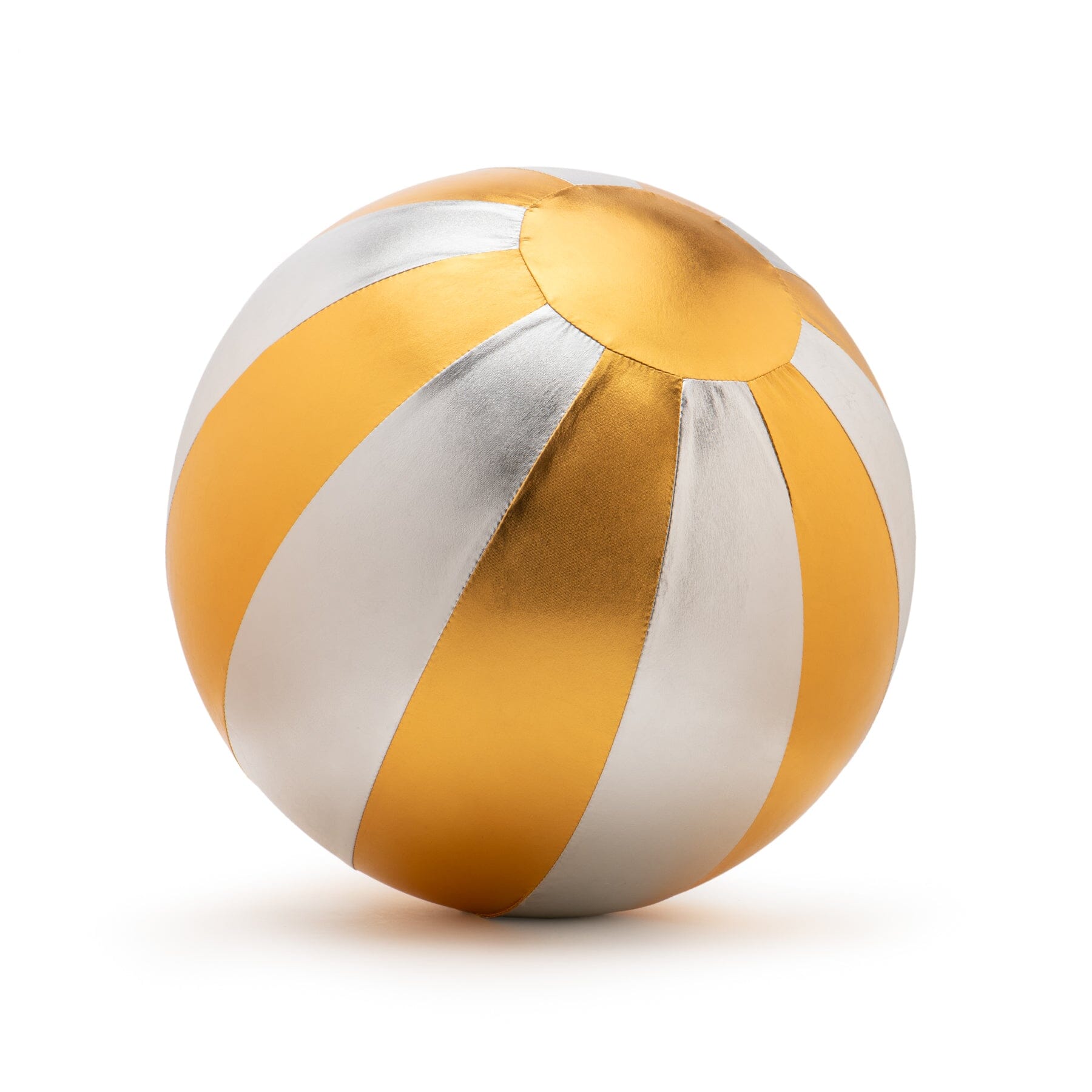 RATATAM – Stoffballon „Starry Golden / Silver Streifen“ 40 cm Beachball RATATAM
