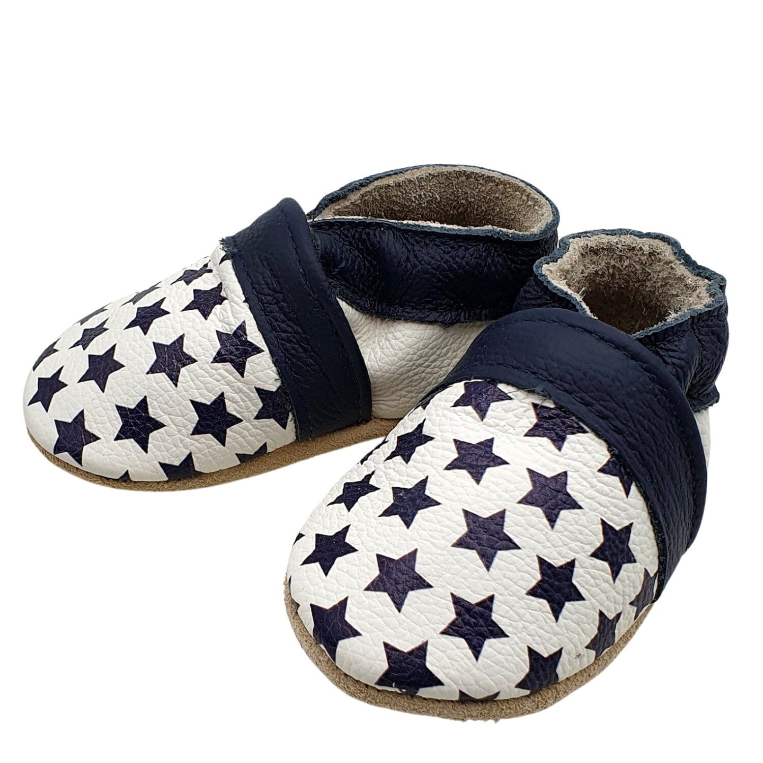 Rose et Chocolate Baby Schuhe / Krabbelschuhe Sterne Babyschuhe Rose et Chocolat