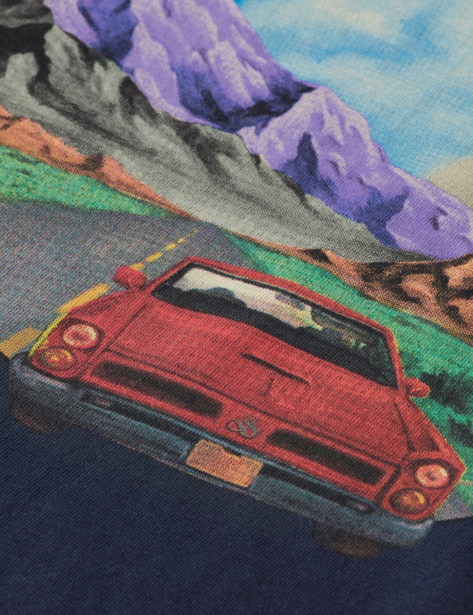 SCOTCH & SODA Kinder Relaxed Artwork T-Shirt Farbe night / blau Print T-Shirt Scotch & Soda