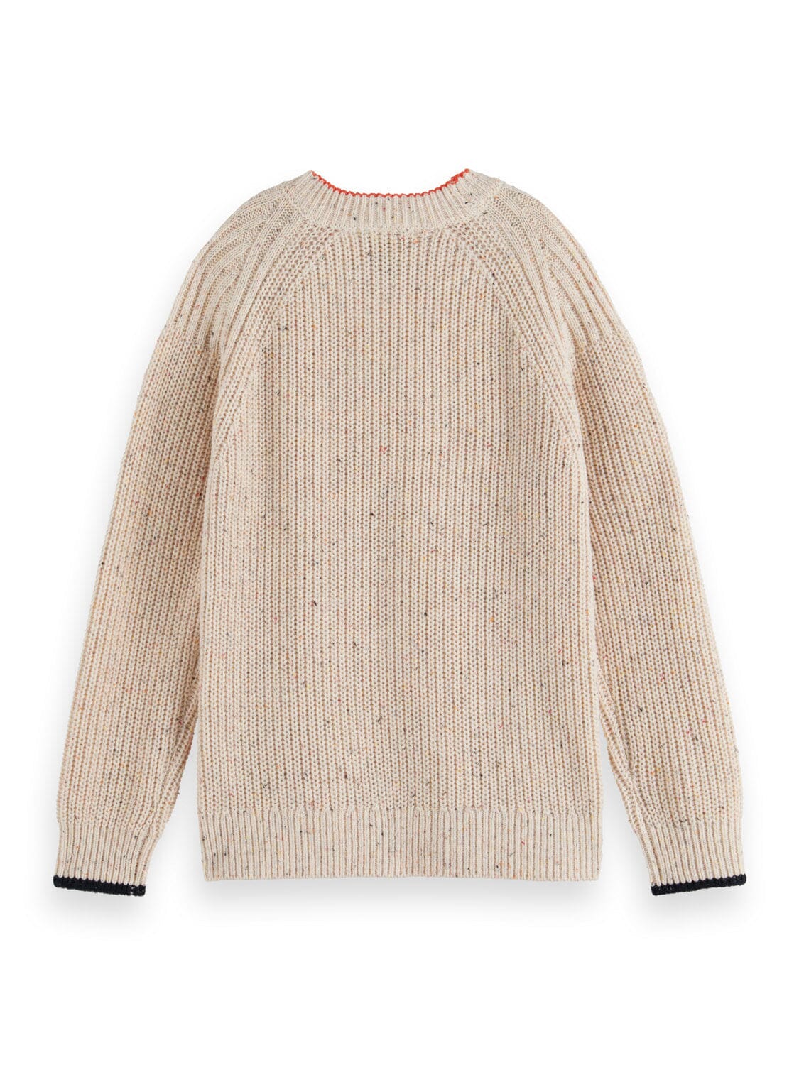 SCOTCH & SODA Strickpullover Grobstrick creme Rundhals angengem weich Pullover Scotch & Soda